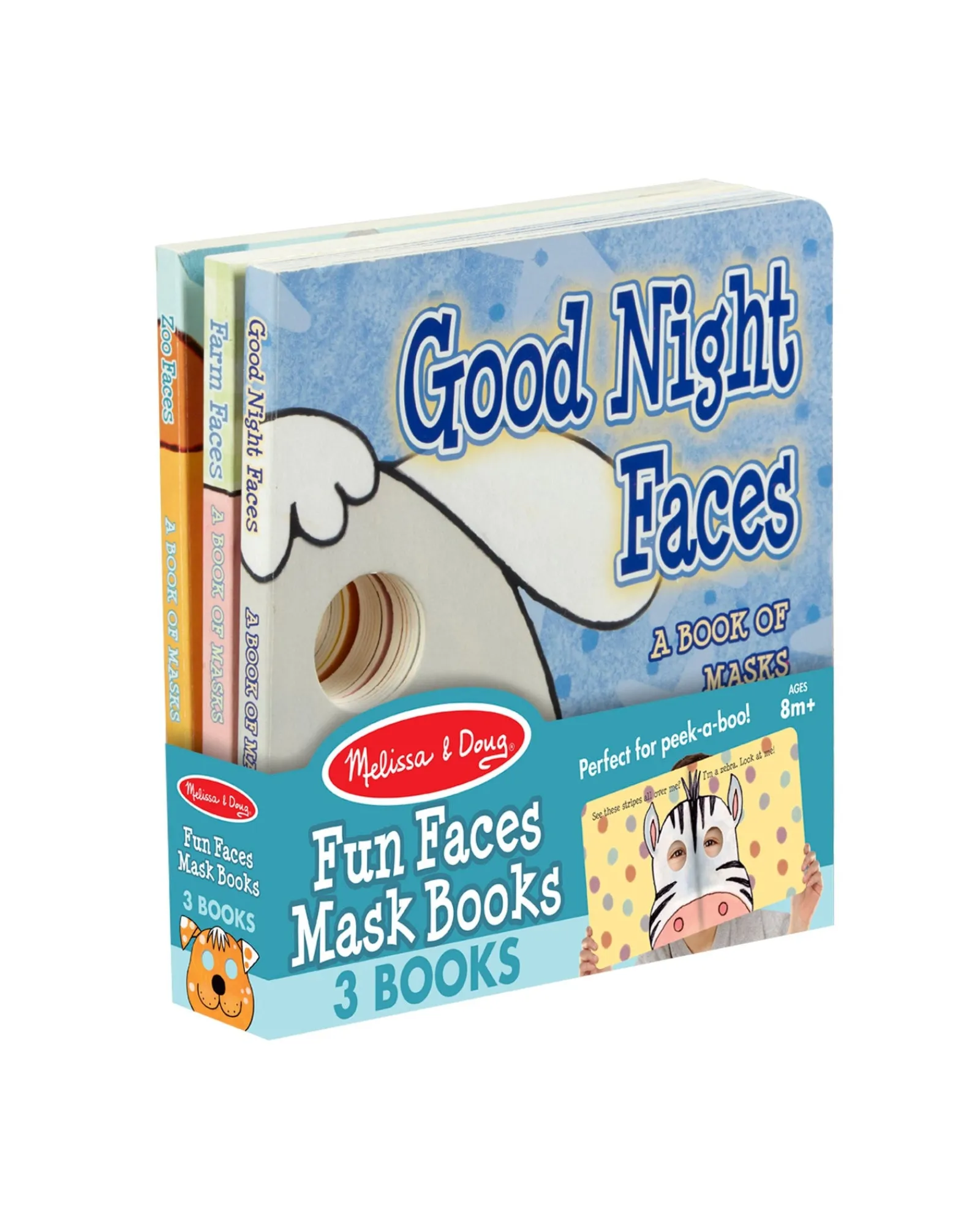 Melissa and Doug Melissa Doug Fun Faces Mask Book Bundle 3Pk Outlet