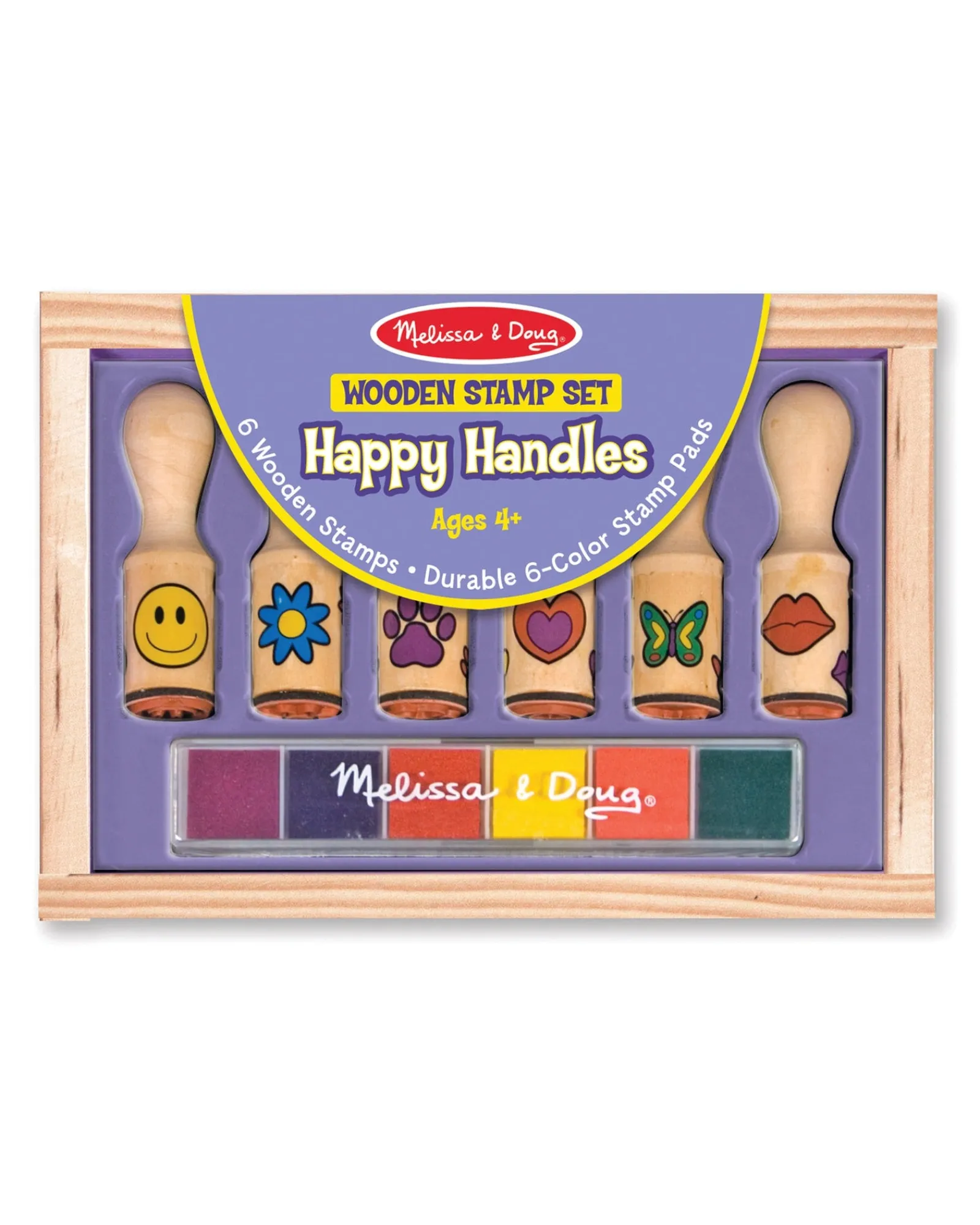 Melissa and Doug Melissa Doug Happy Handle Stamp Set Flash Sale