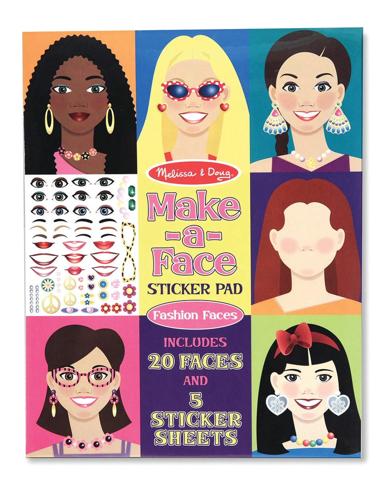 Melissa and Doug Melissa Doug Make A Face Fashion Faces New