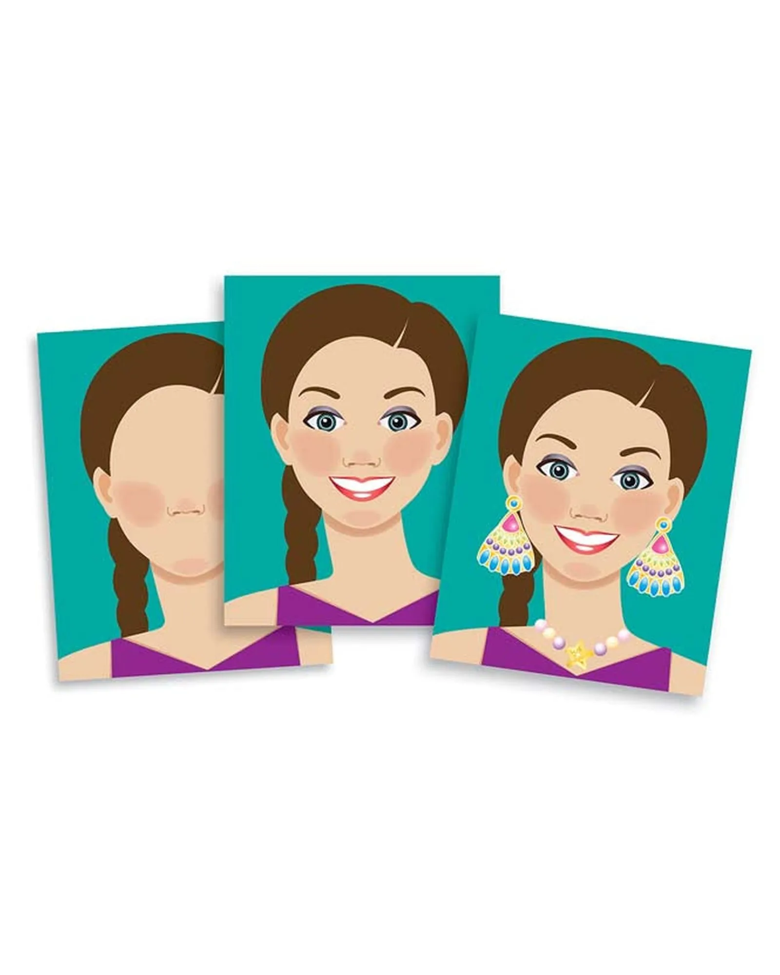 Melissa and Doug Melissa Doug Make A Face Fashion Faces New