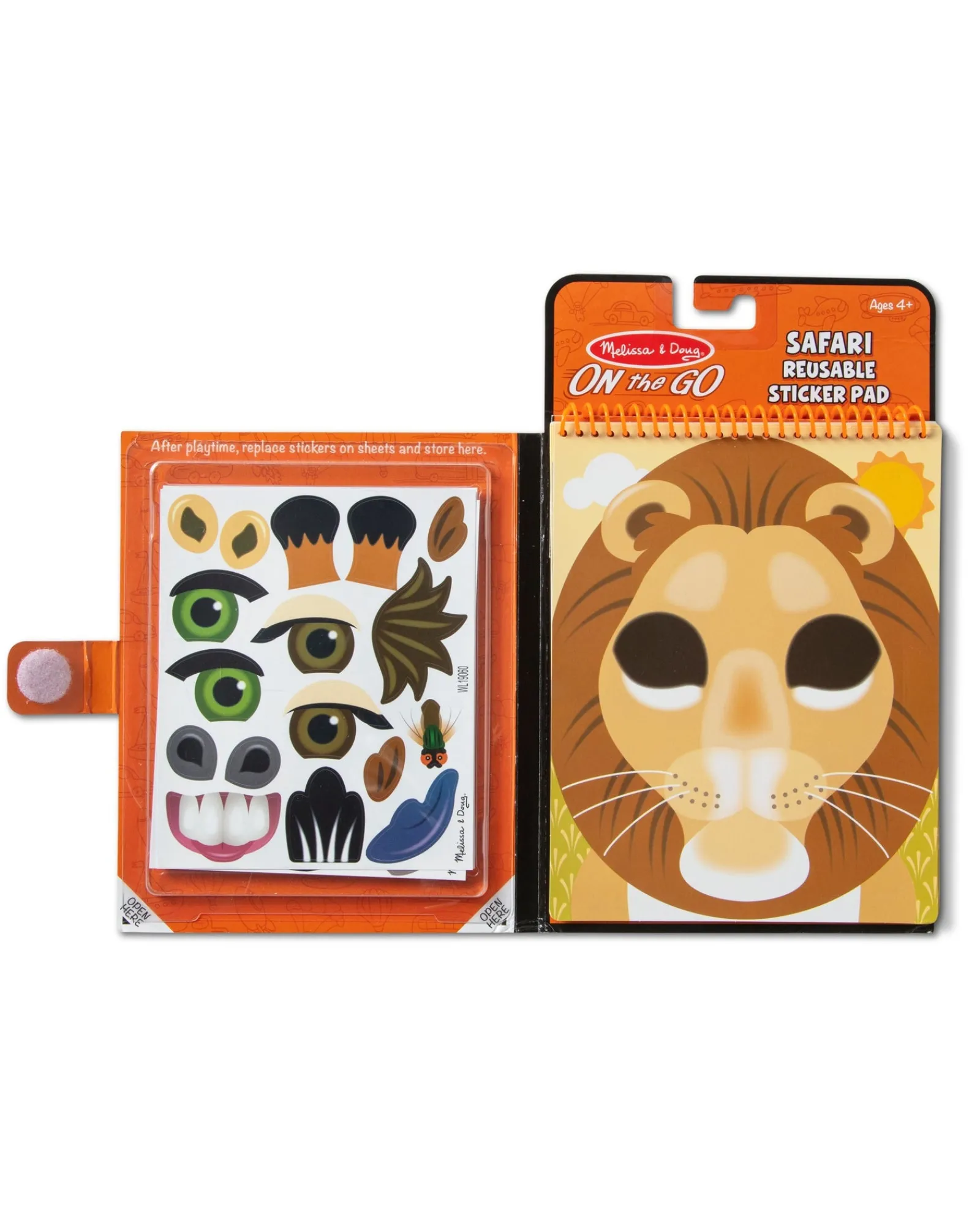 Melissa and Doug Melissa Doug On The Go Reusable Stickers Safari Shop