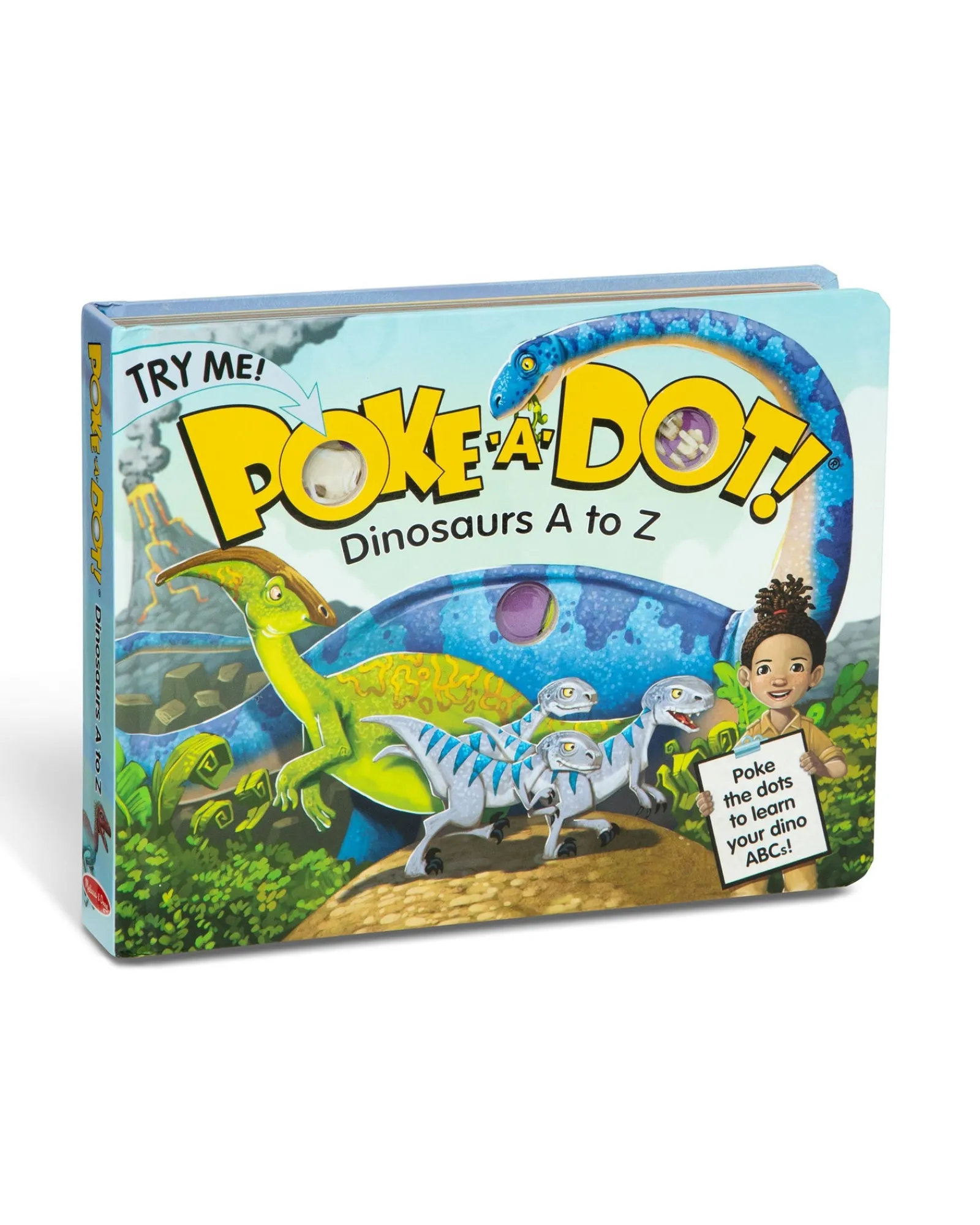 Melissa and Doug Melissa Doug Poke A Dot Dinosaurs A To Z Book Clearance