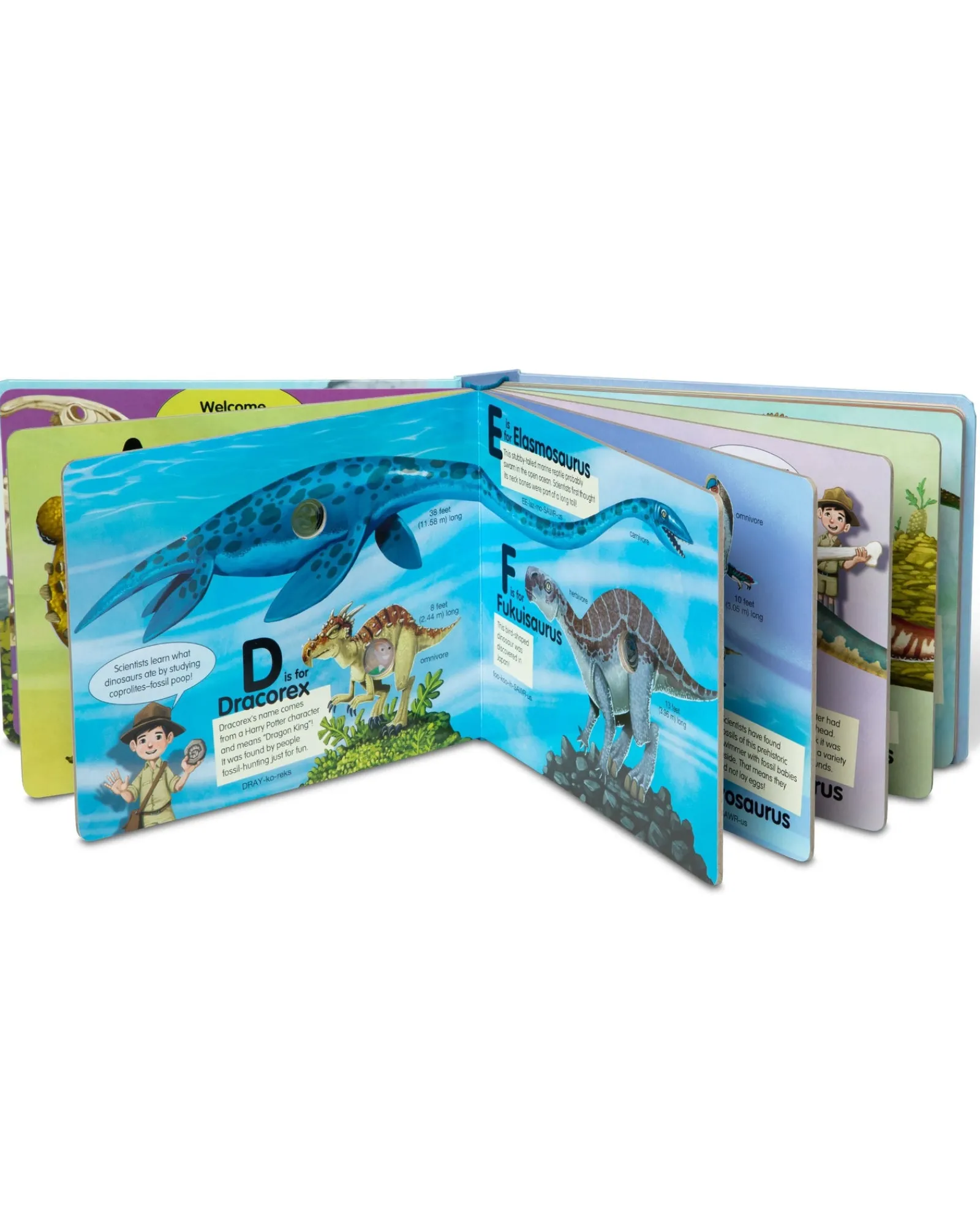 Melissa and Doug Melissa Doug Poke A Dot Dinosaurs A To Z Book Clearance