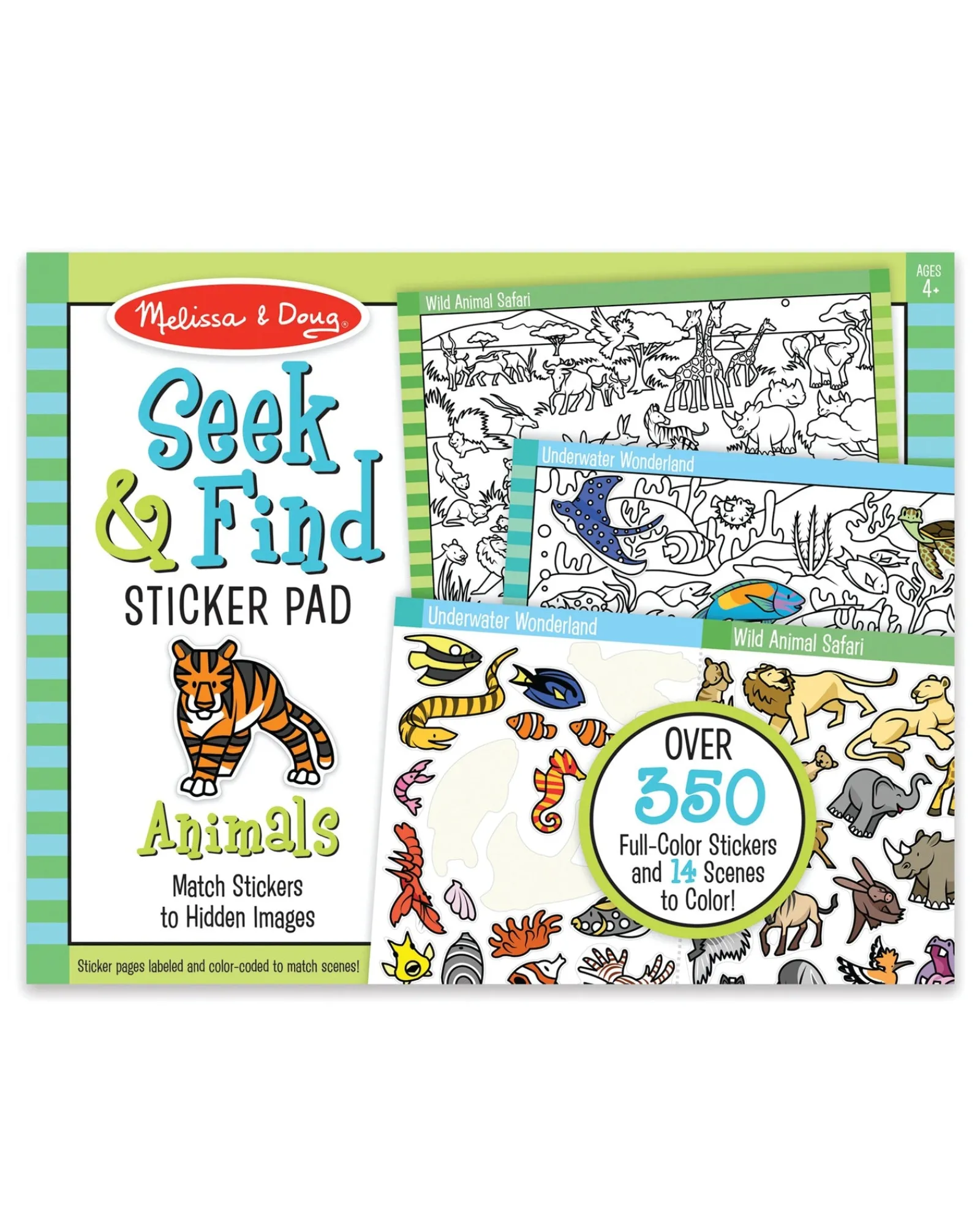 Melissa and Doug Melissa Doug Seek Find Sticker Pad Animals Online
