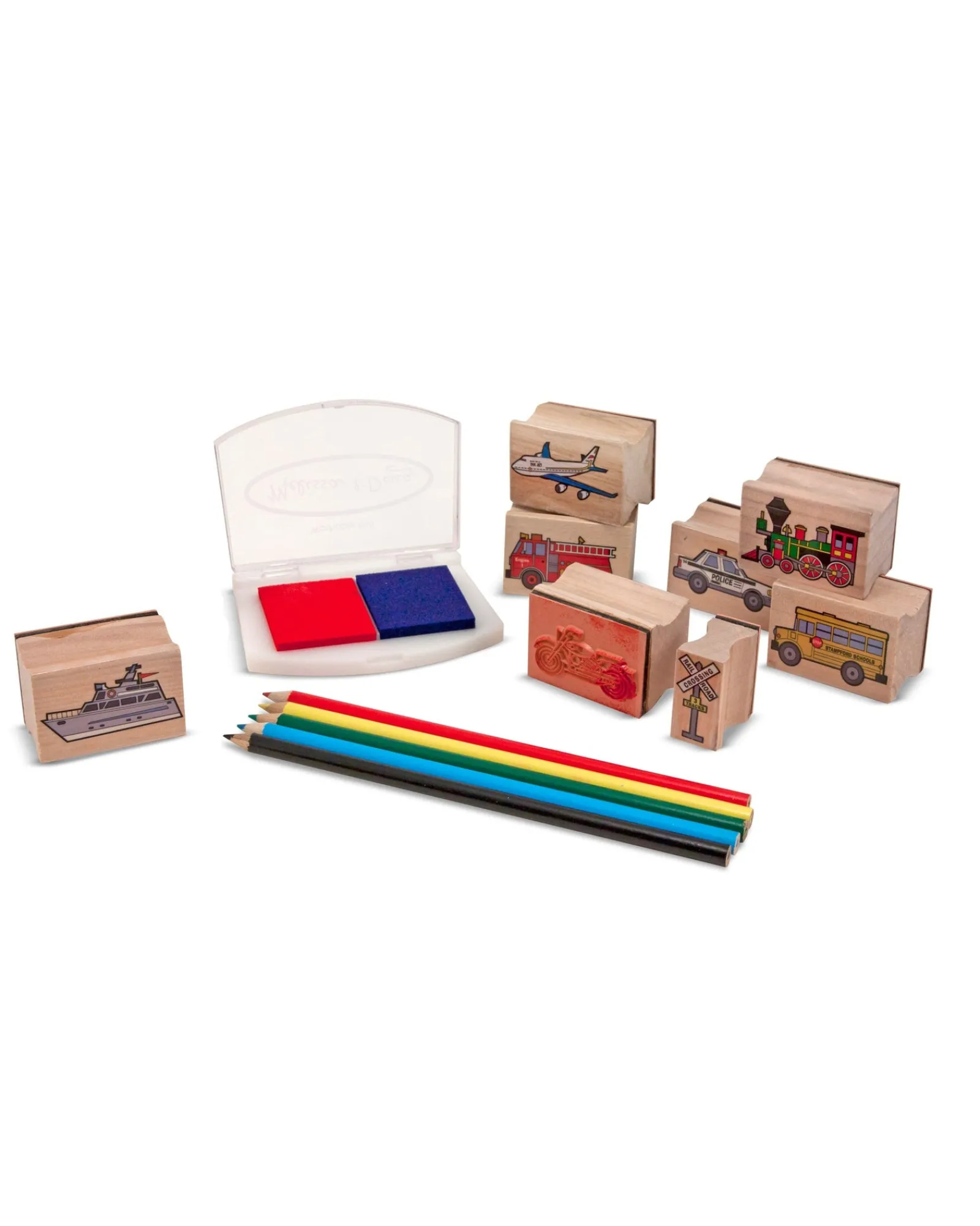 Melissa and Doug Melissa Doug Vehicle Stamp Set New