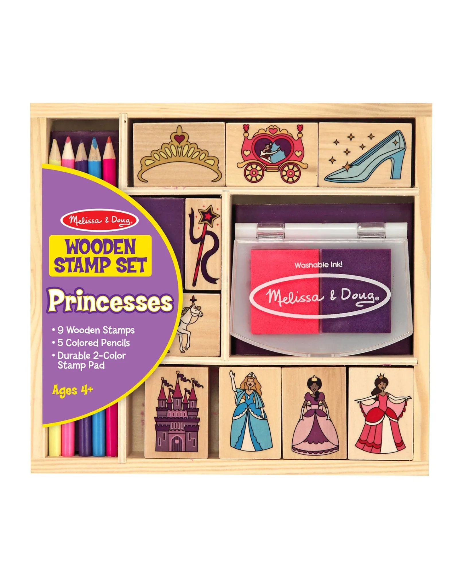 Melissa and Doug Melissa Doug Wooden Princess Stamp Set Sale