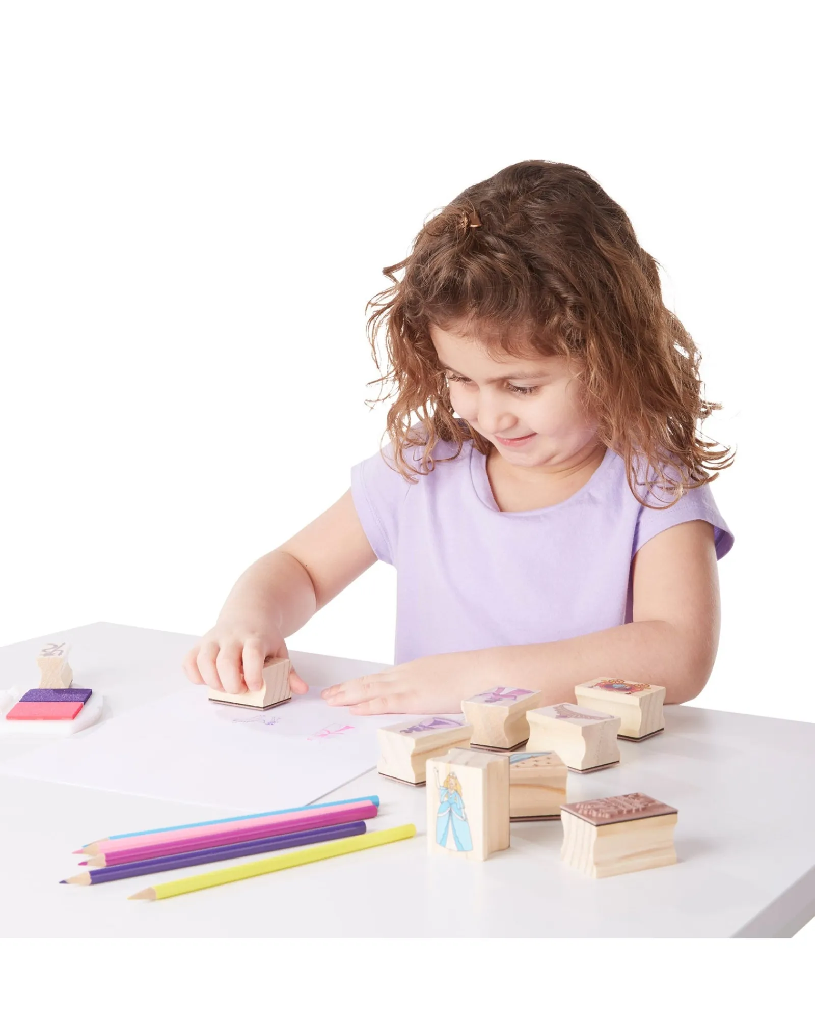 Melissa and Doug Melissa Doug Wooden Princess Stamp Set Sale