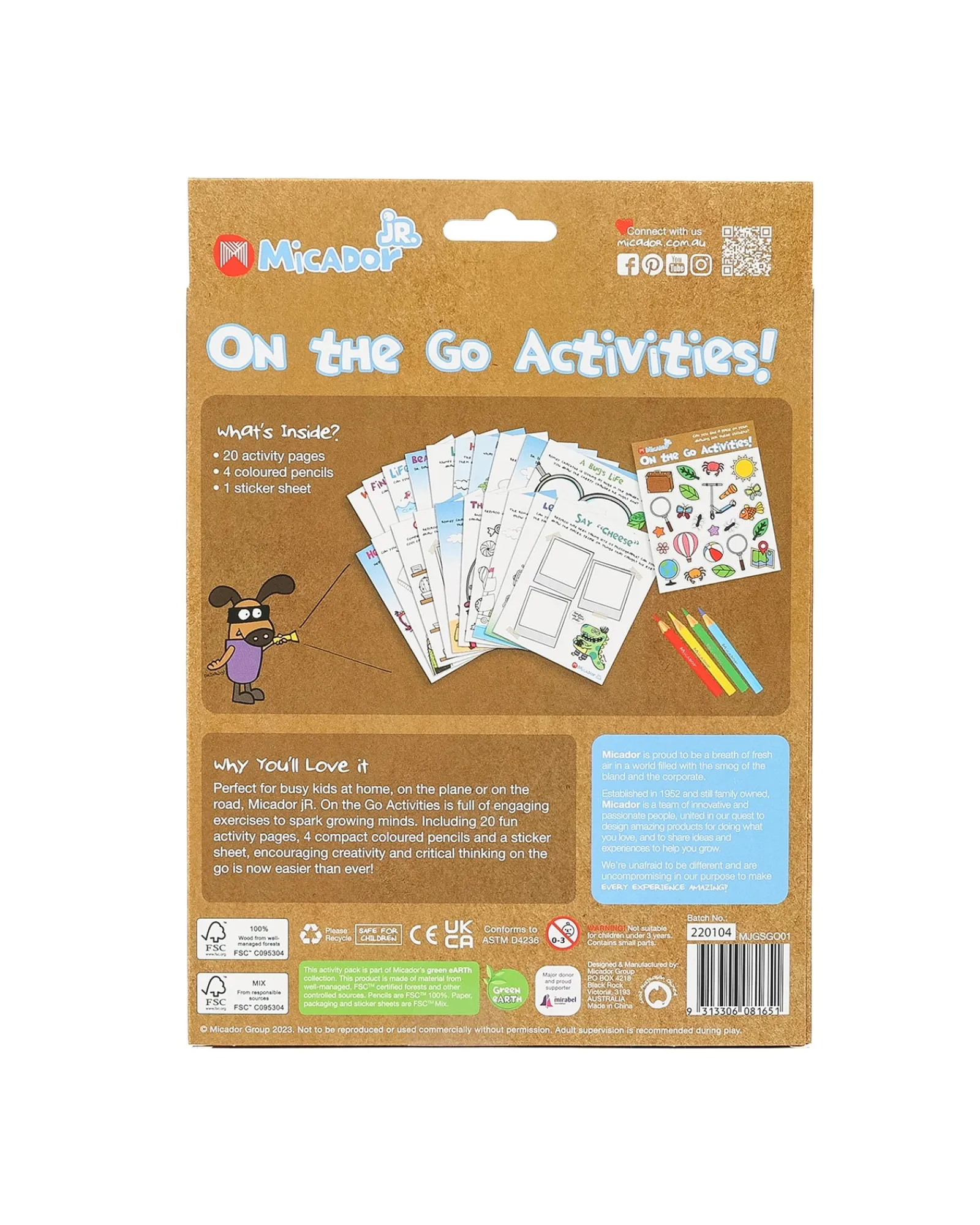 Micador Jr On The Go Activity Pack Best Sale