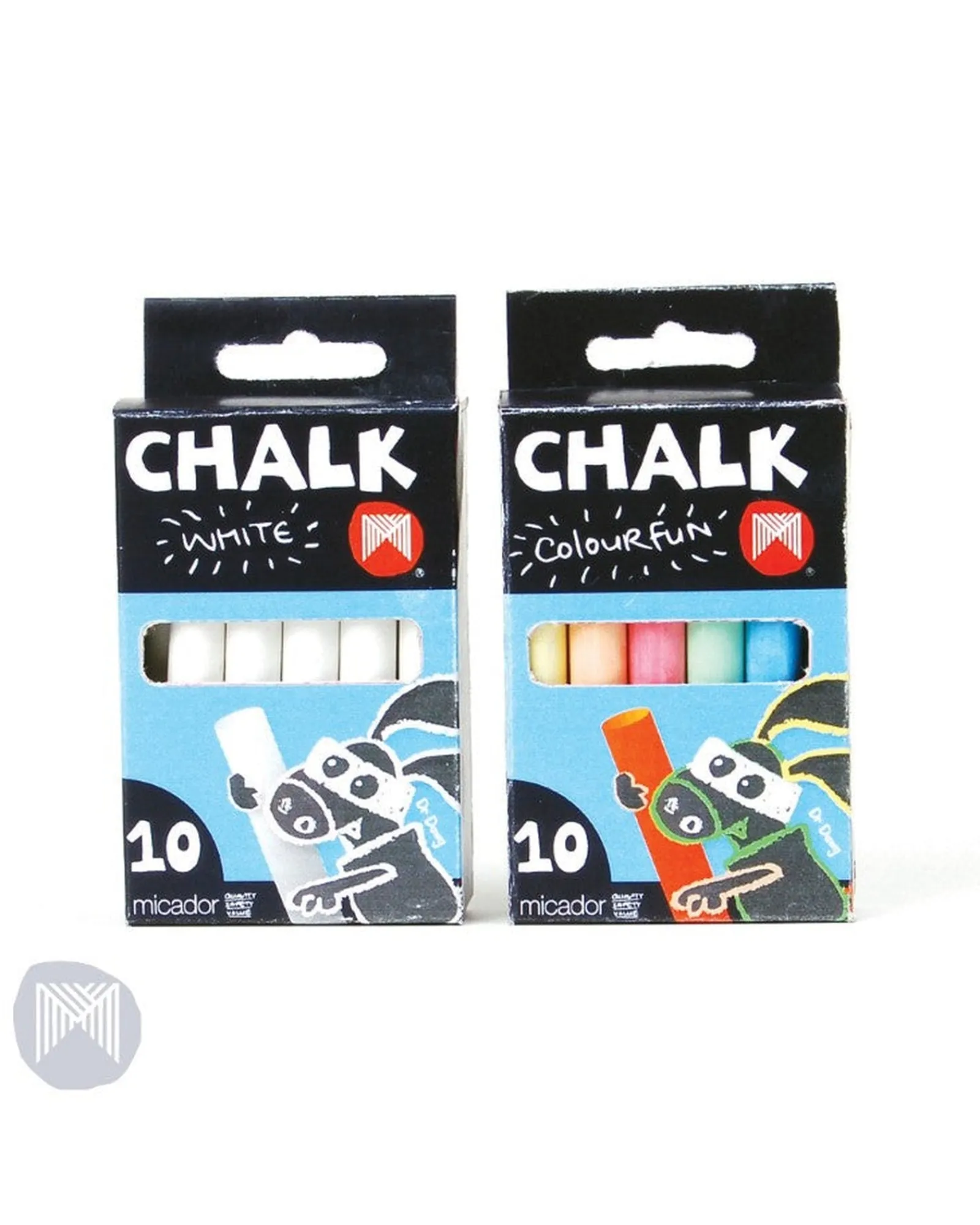 Micador chalkcolourfun 10Pk Best