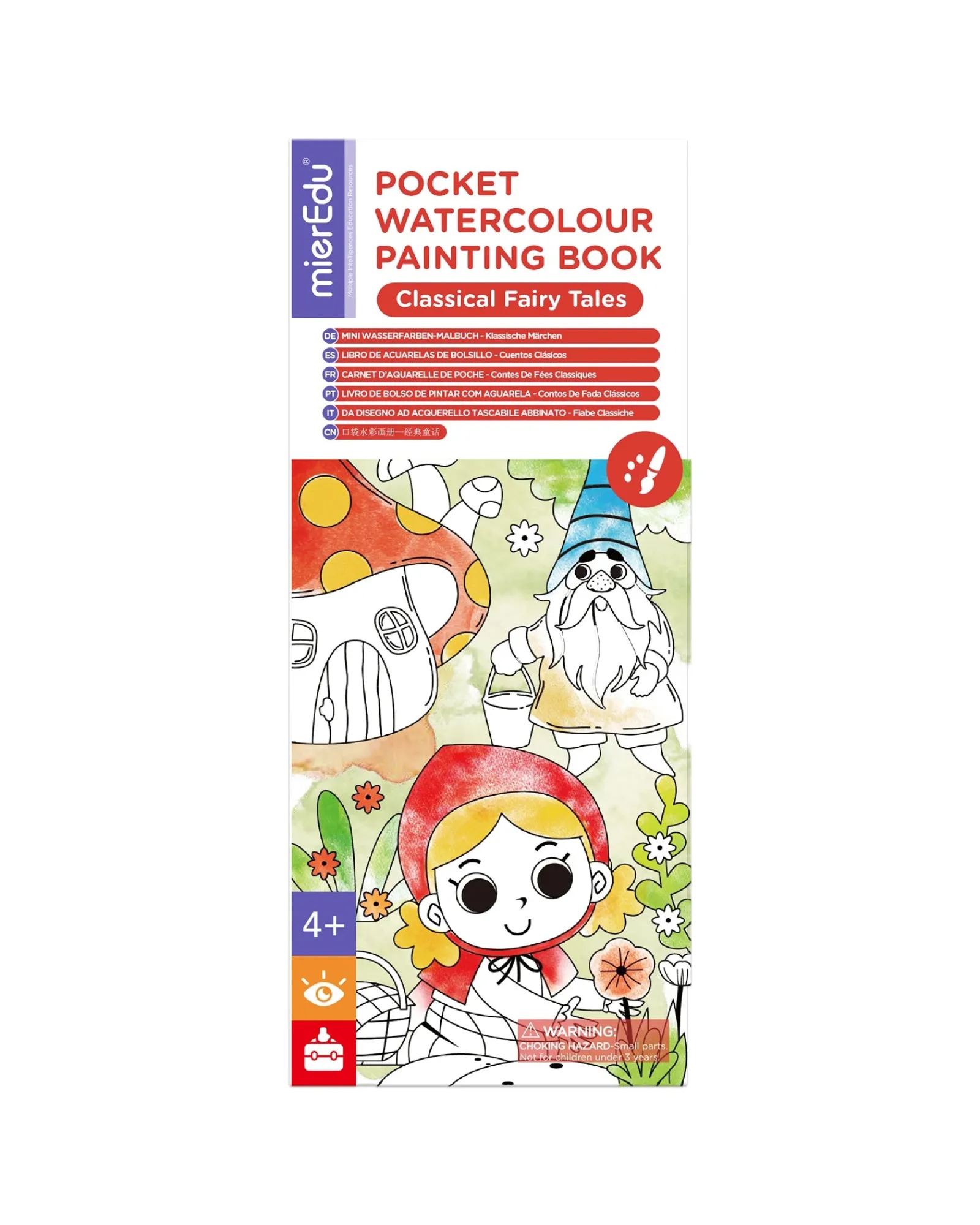 Mier Edu Pocket Watercolour Book Classical Fairy Tales Hot