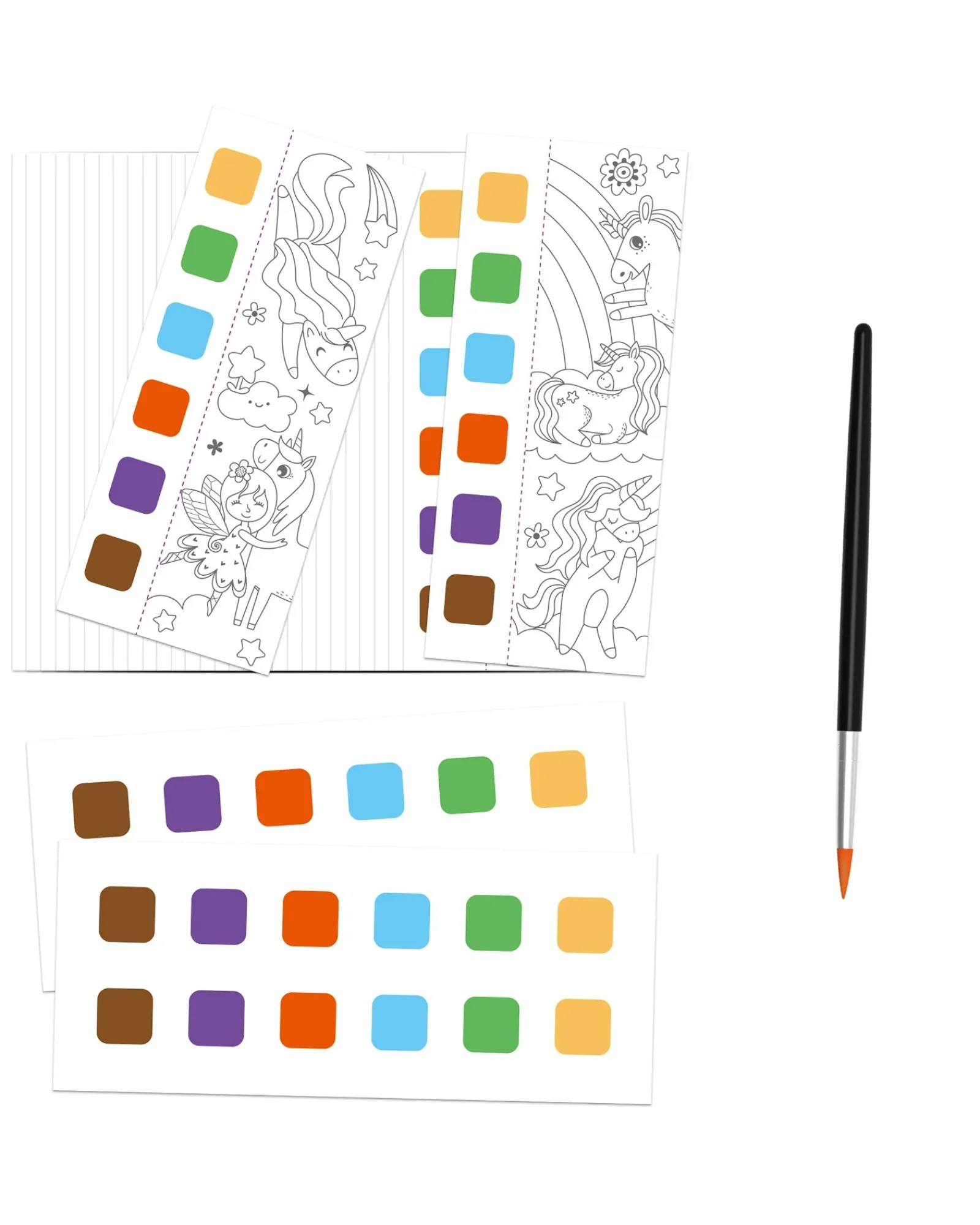 Mier Edu Pocket Watercolour Book Unicorns Outlet