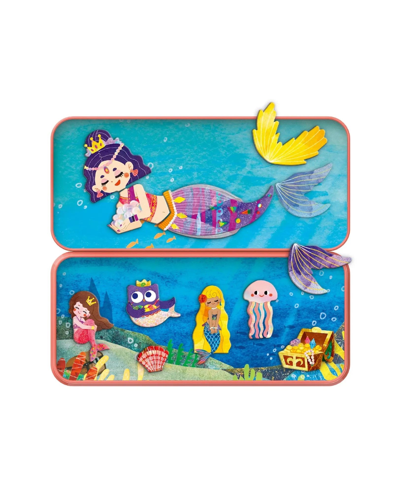 Mier Edu Travel Magnetic Box Mermaids Flash Sale