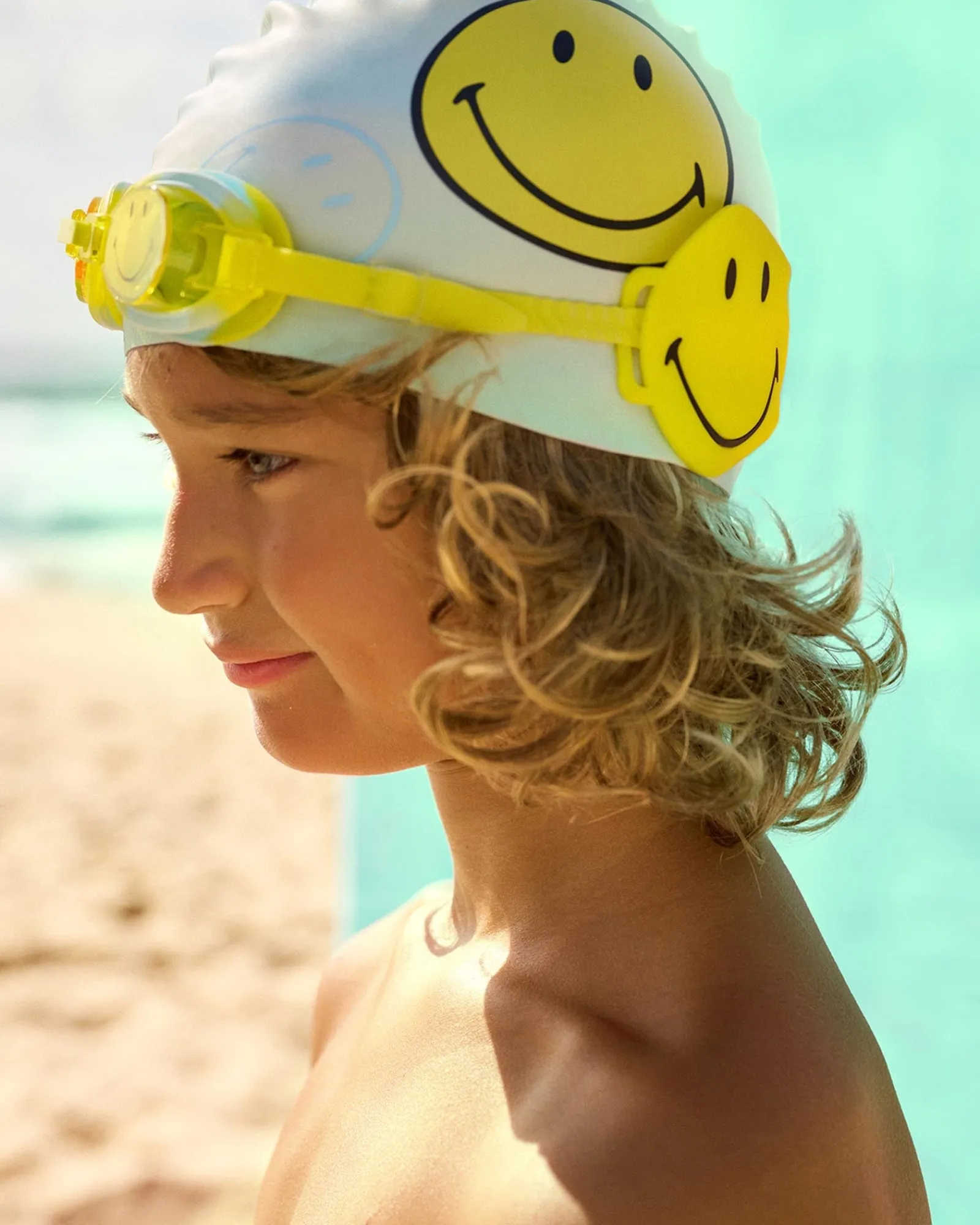 Sunnylife Mini Swim Goggles Smiley Cheap