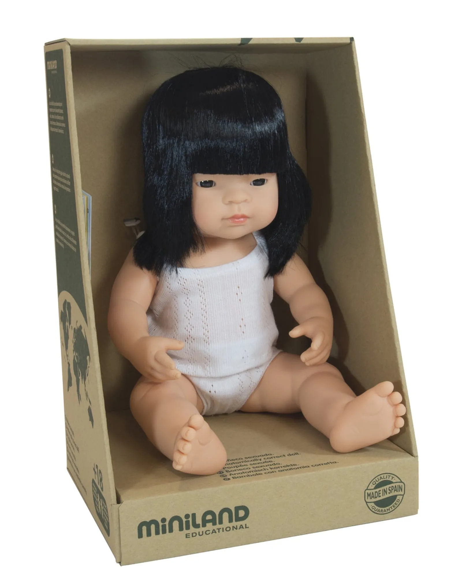 Miniland Asian Girl Doll Clearance