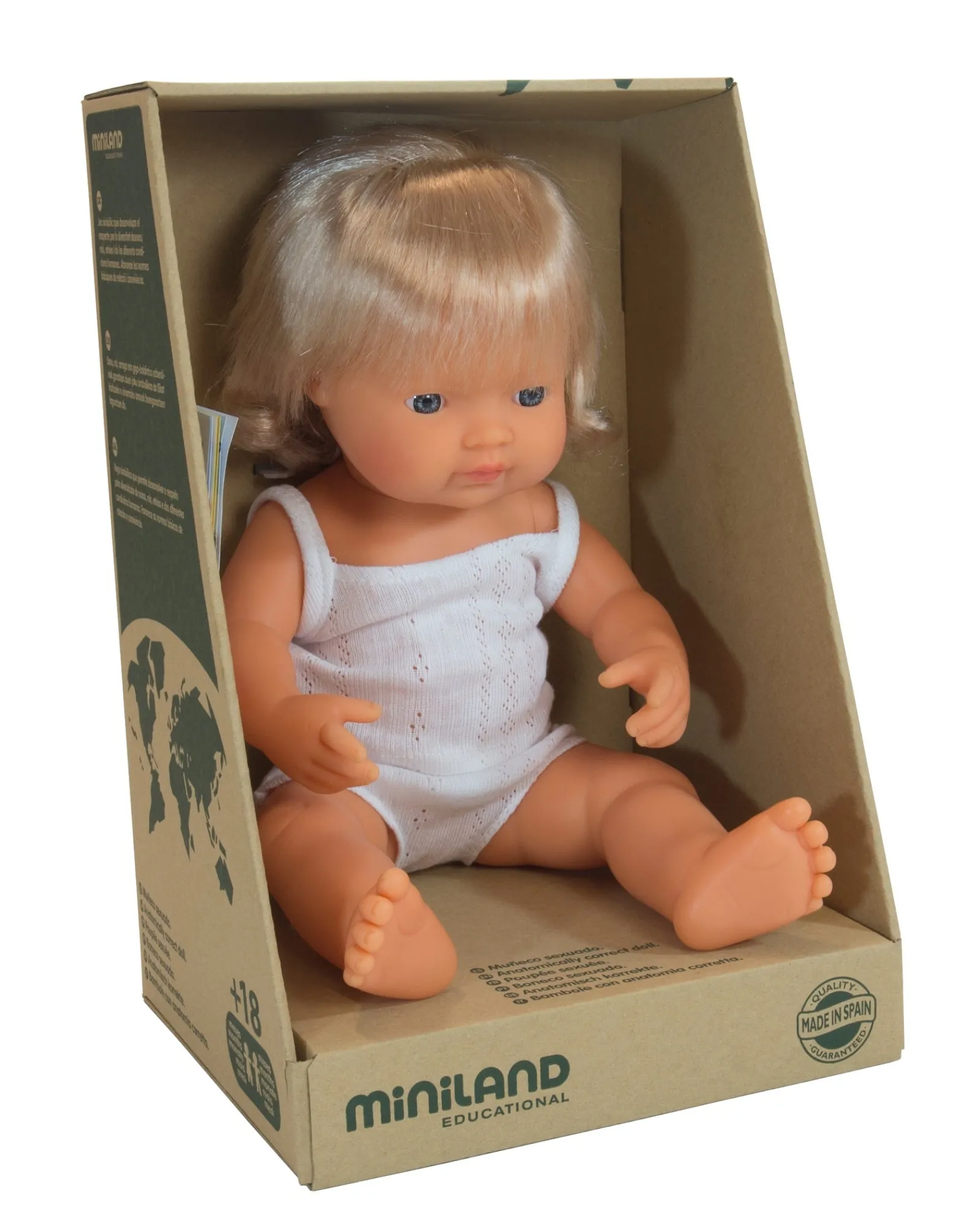 Miniland Caucasian Girl Doll Online