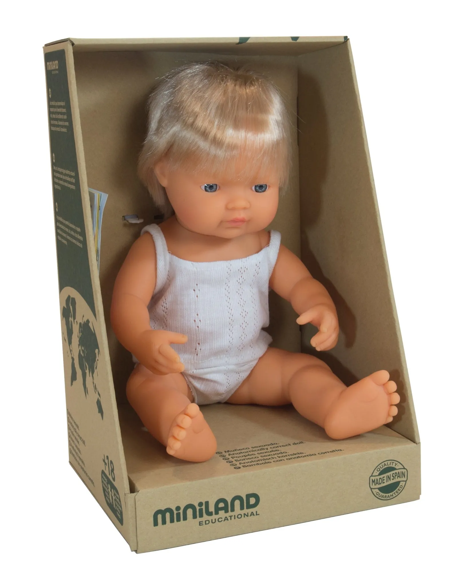 Miniland Caucasian Girl Doll Online