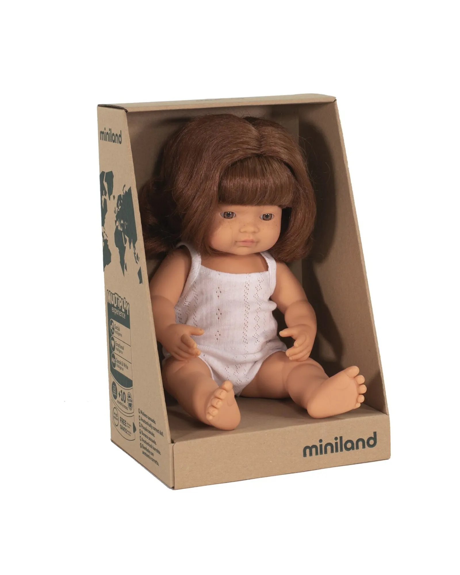 Miniland Caucasian Girl Doll Red Hair Outlet