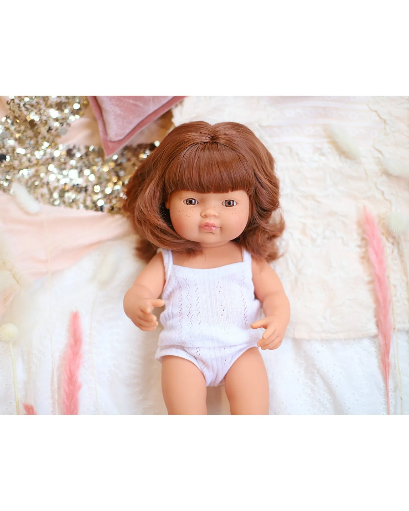Miniland Caucasian Girl Doll Red Hair Outlet