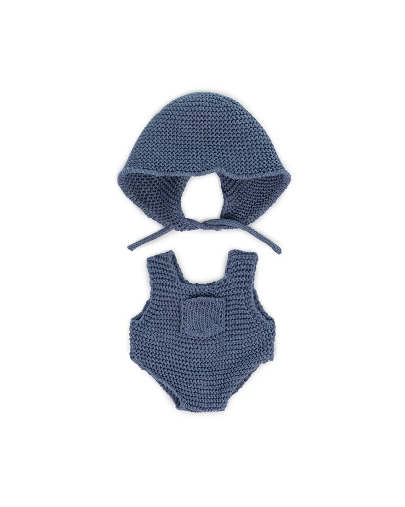 Miniland Eco Knitted Rompers And Hood 21Cm New
