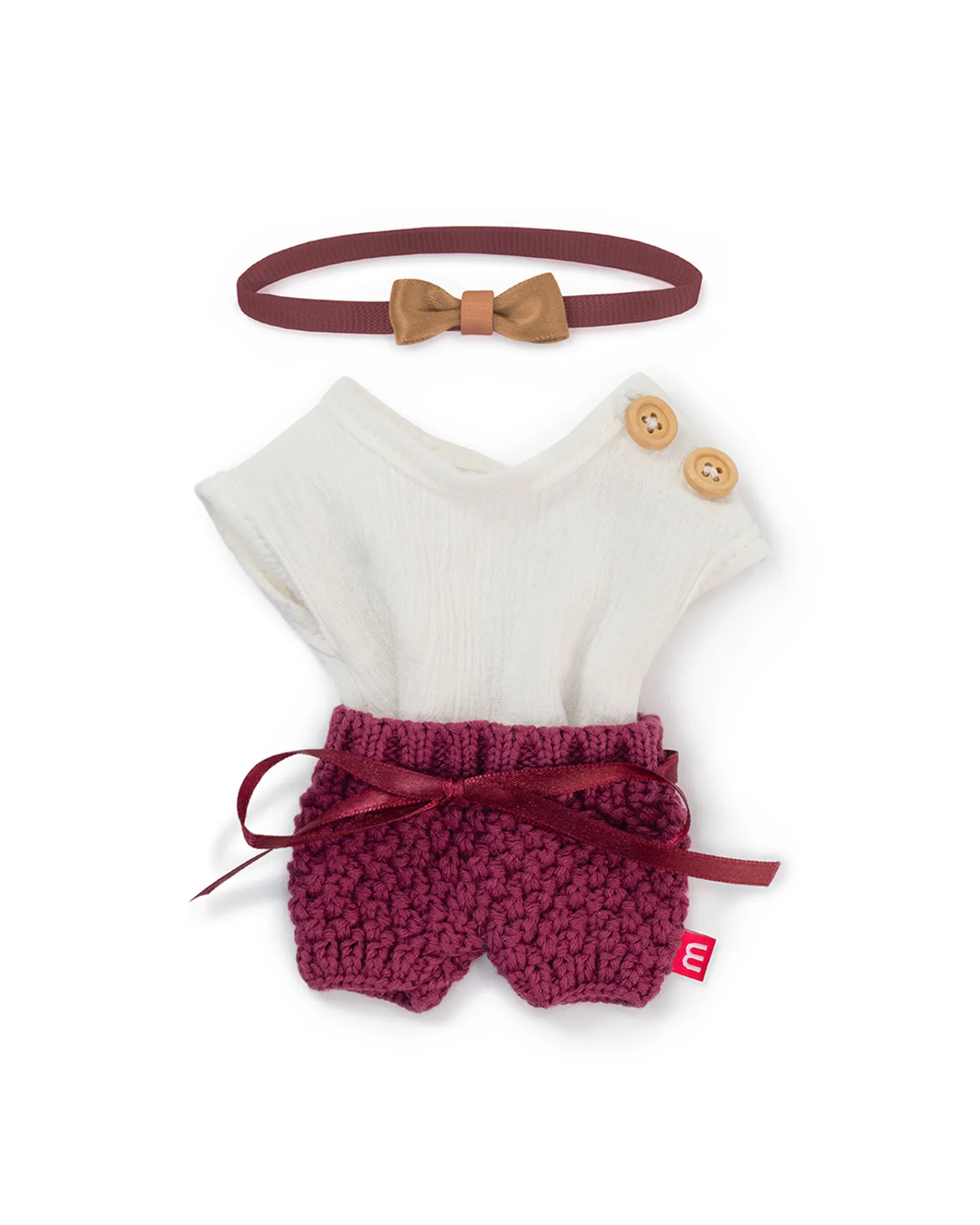 Miniland Outfit Sand T Shirt Romper And Hair Band 21Cm Outlet