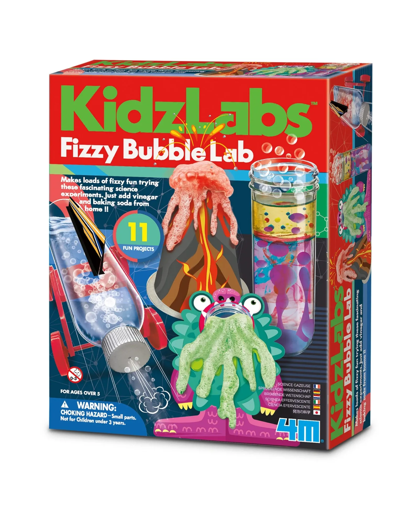 4M -Kidzlabs-Fizzy Bubble Lab Hot