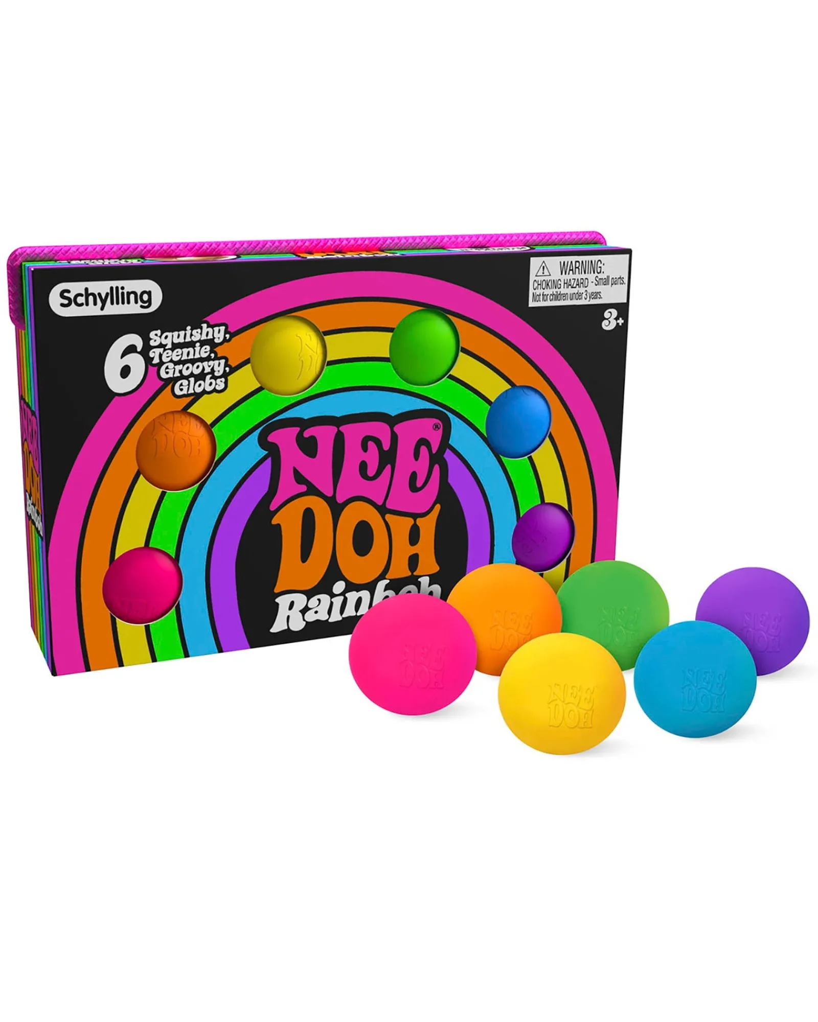 Nee Doh Rainbow Teenie Hot