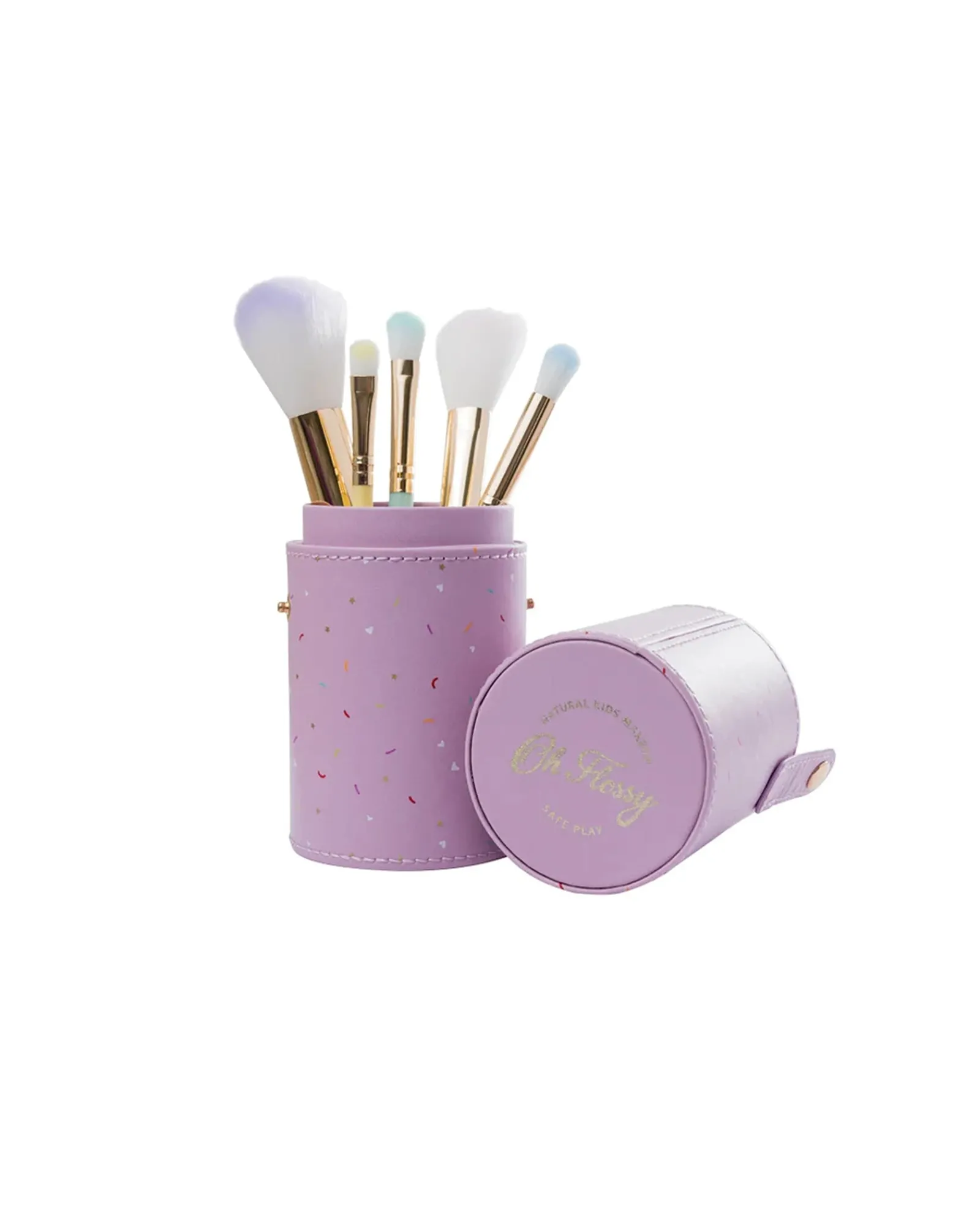 Oh Flossy 5 Piece Rainbow Brush Set Clearance