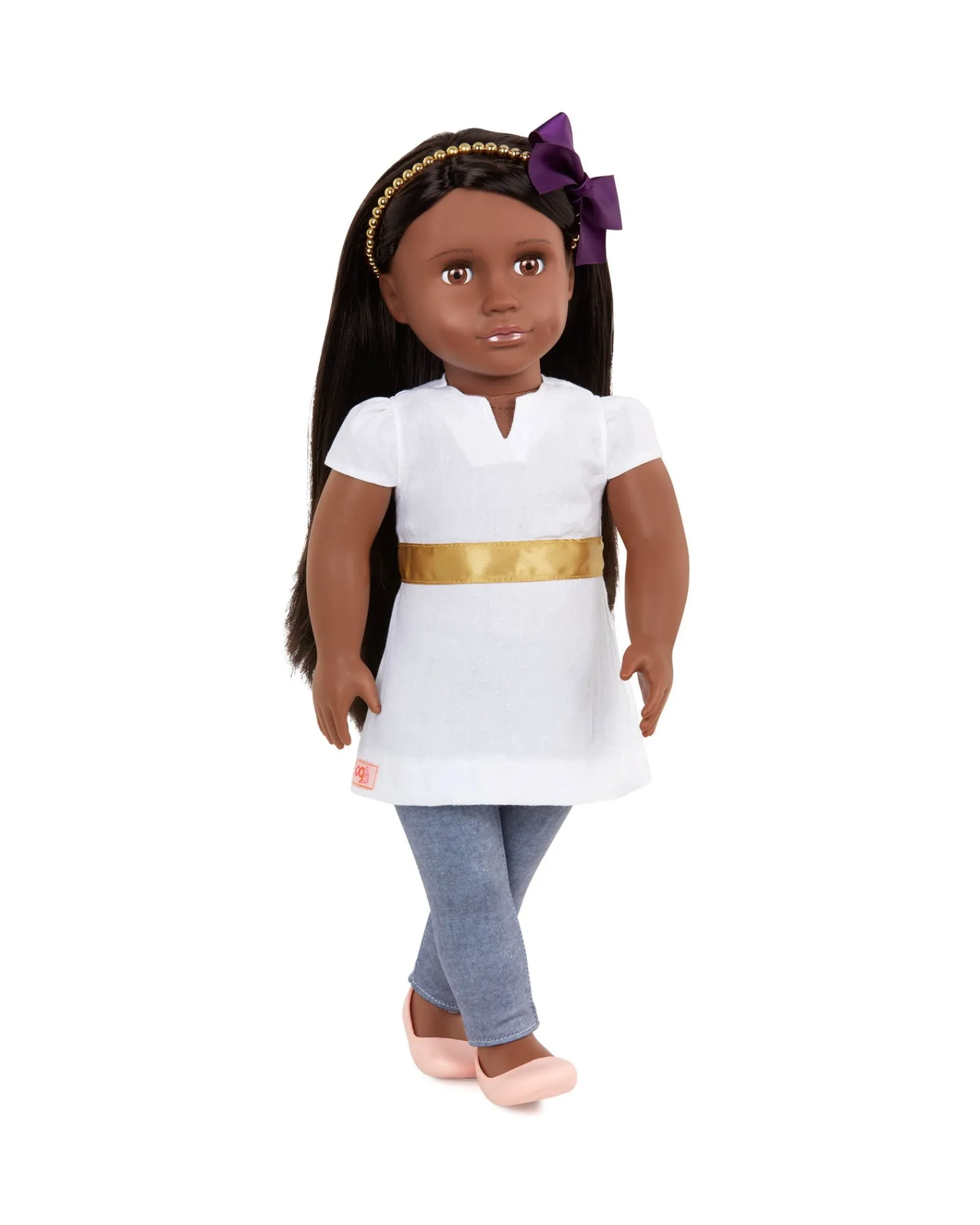 Our Generation Doll With Tunic And Beaded Headband Visala Store
