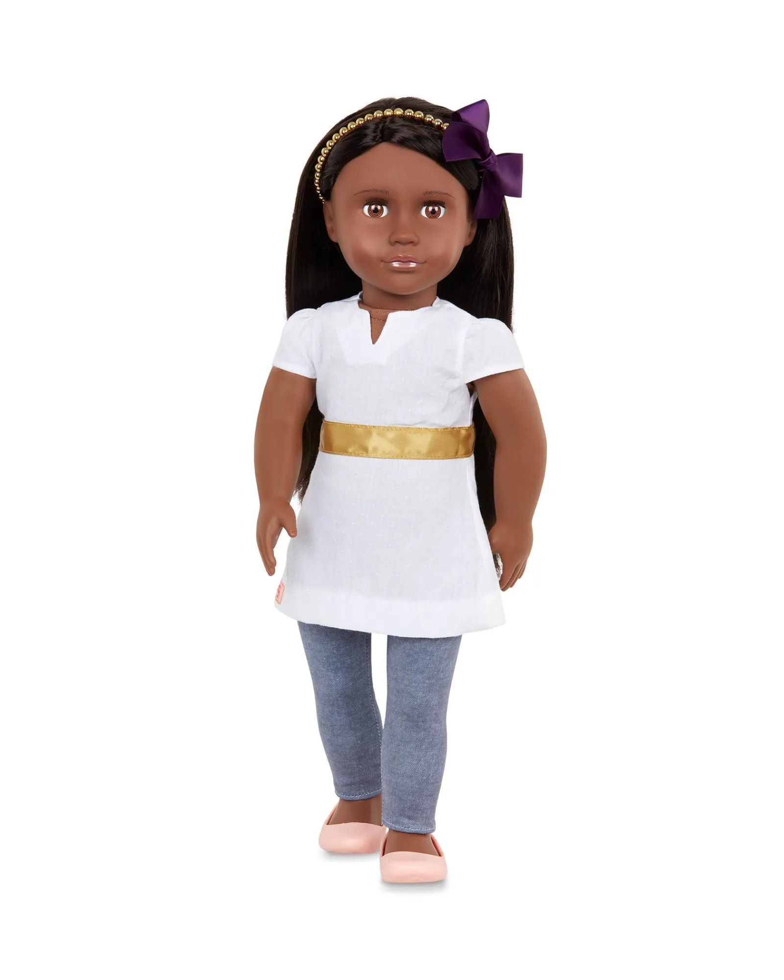 Our Generation Doll With Tunic And Beaded Headband Visala Store