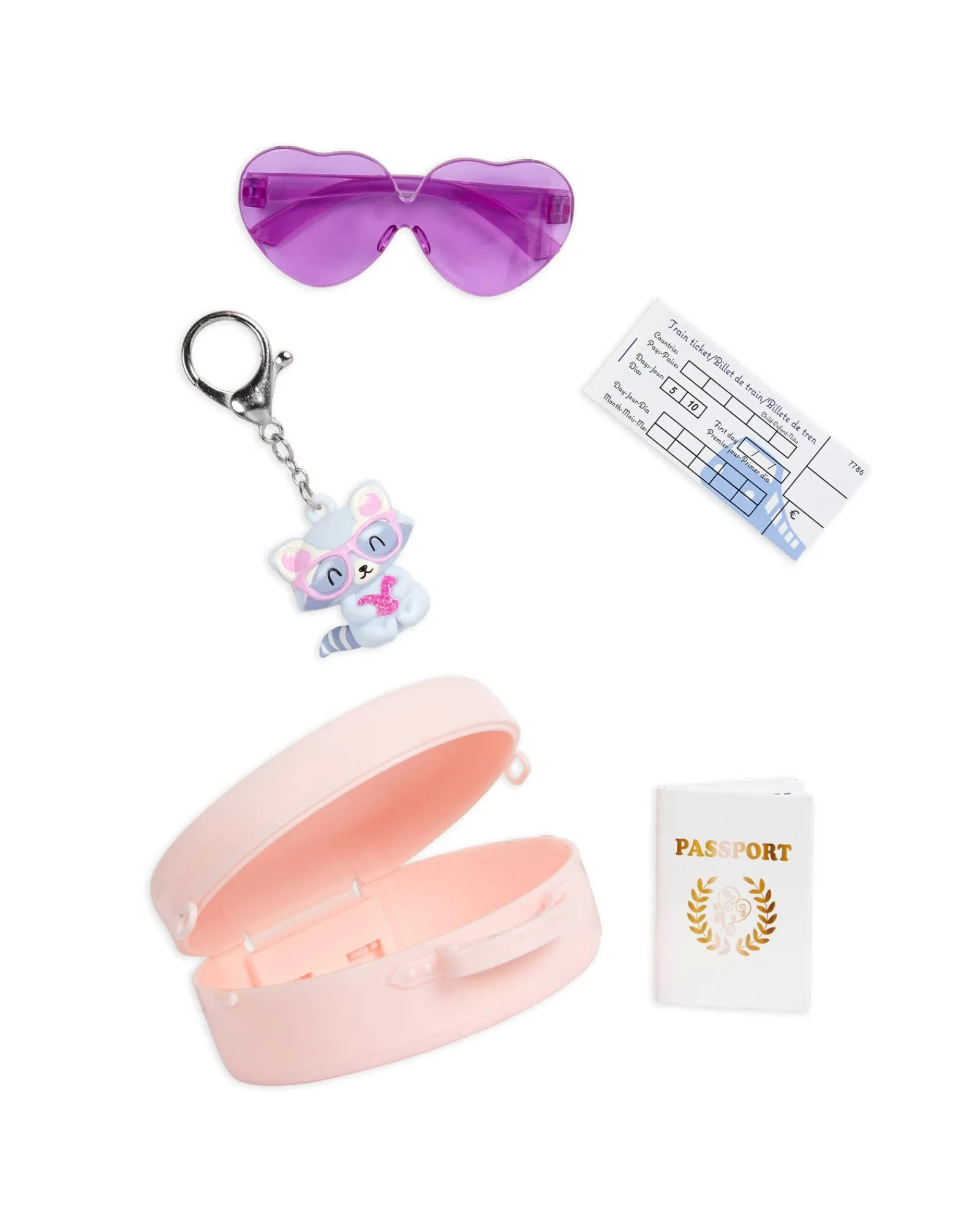 Our Generation Travel Essentials Accessory Set Luggage New