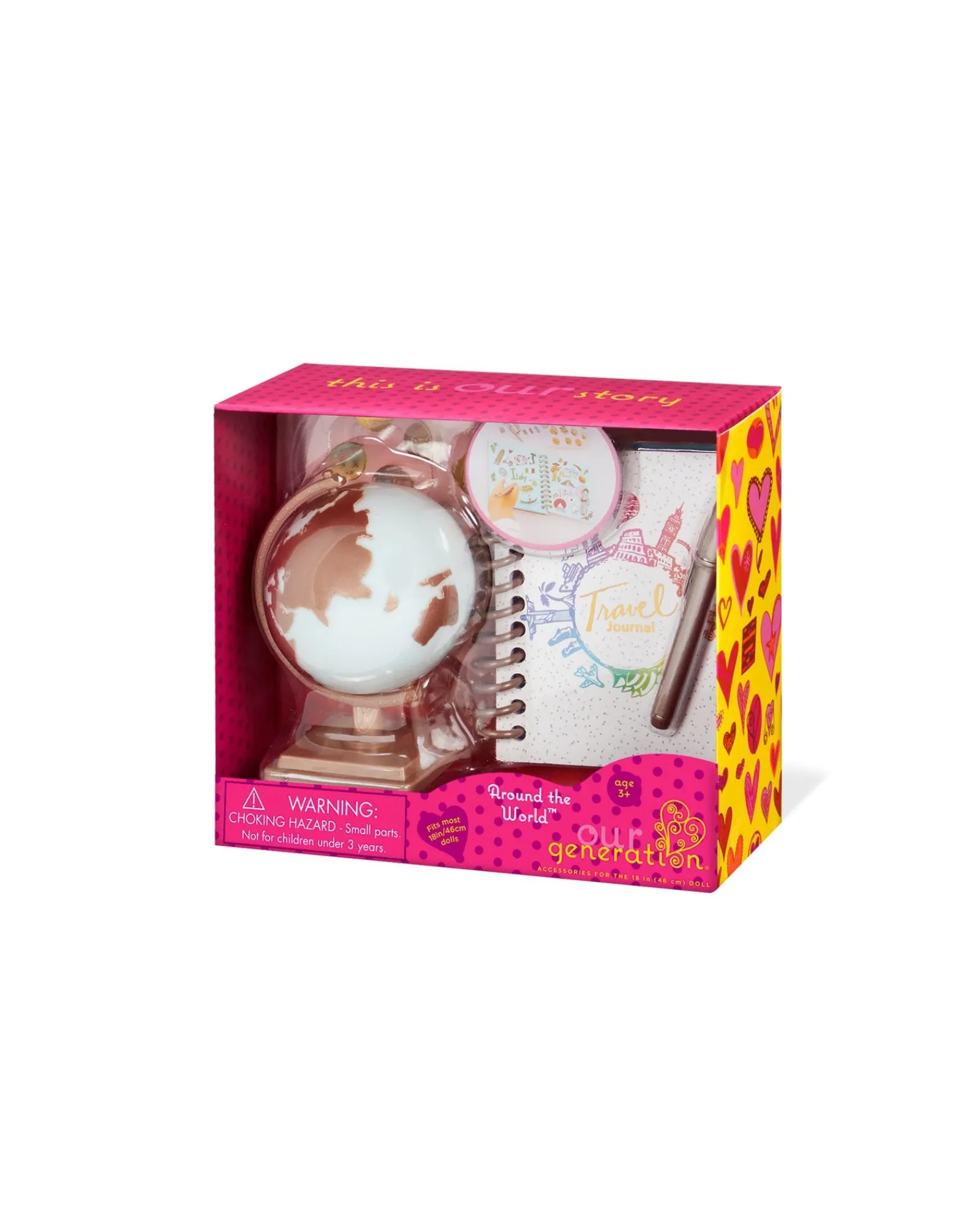 Our Generation Travel Journal And Globe Fashion Set Sale