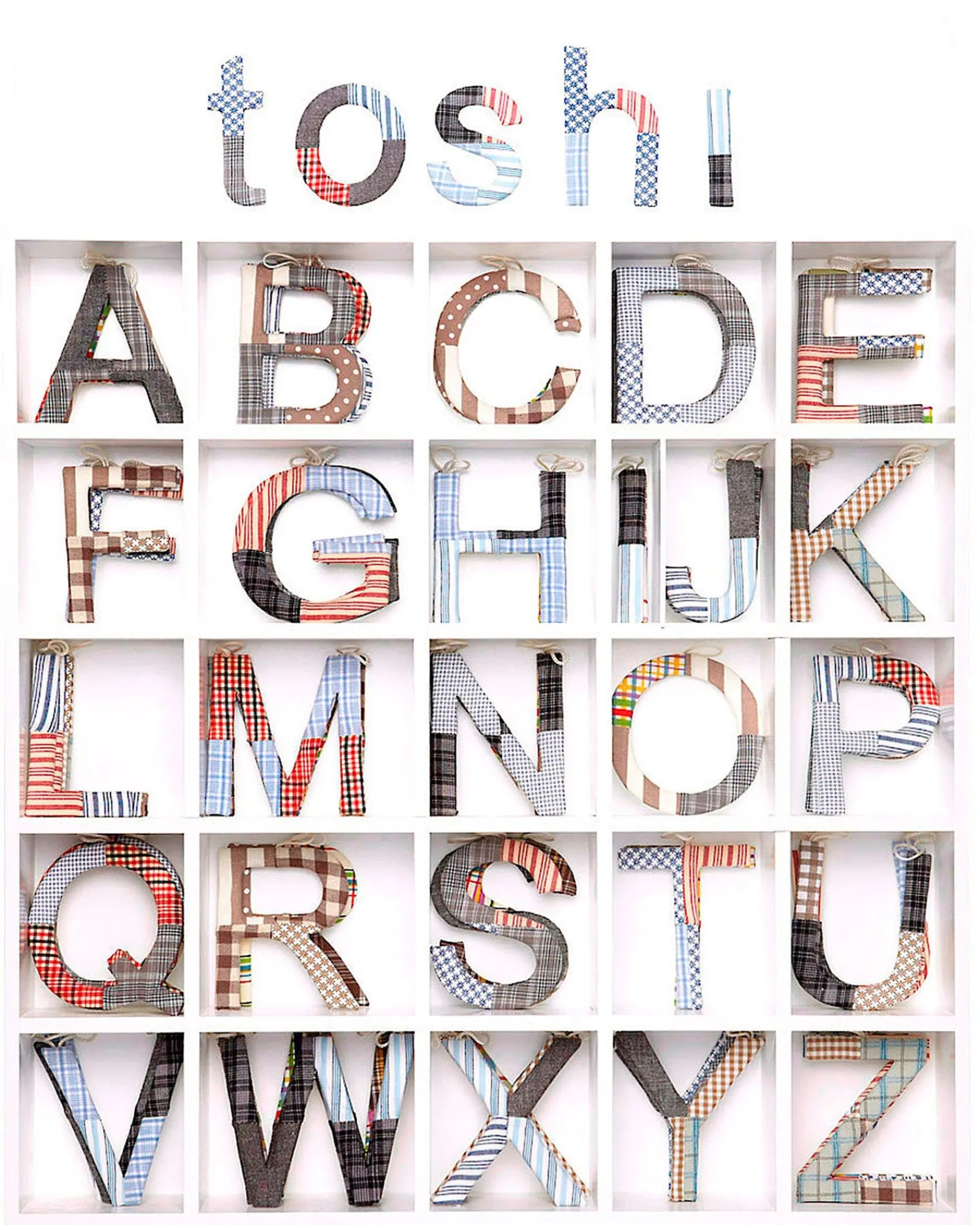 * Patchwork Alphabet Letters Amigo R Outlet