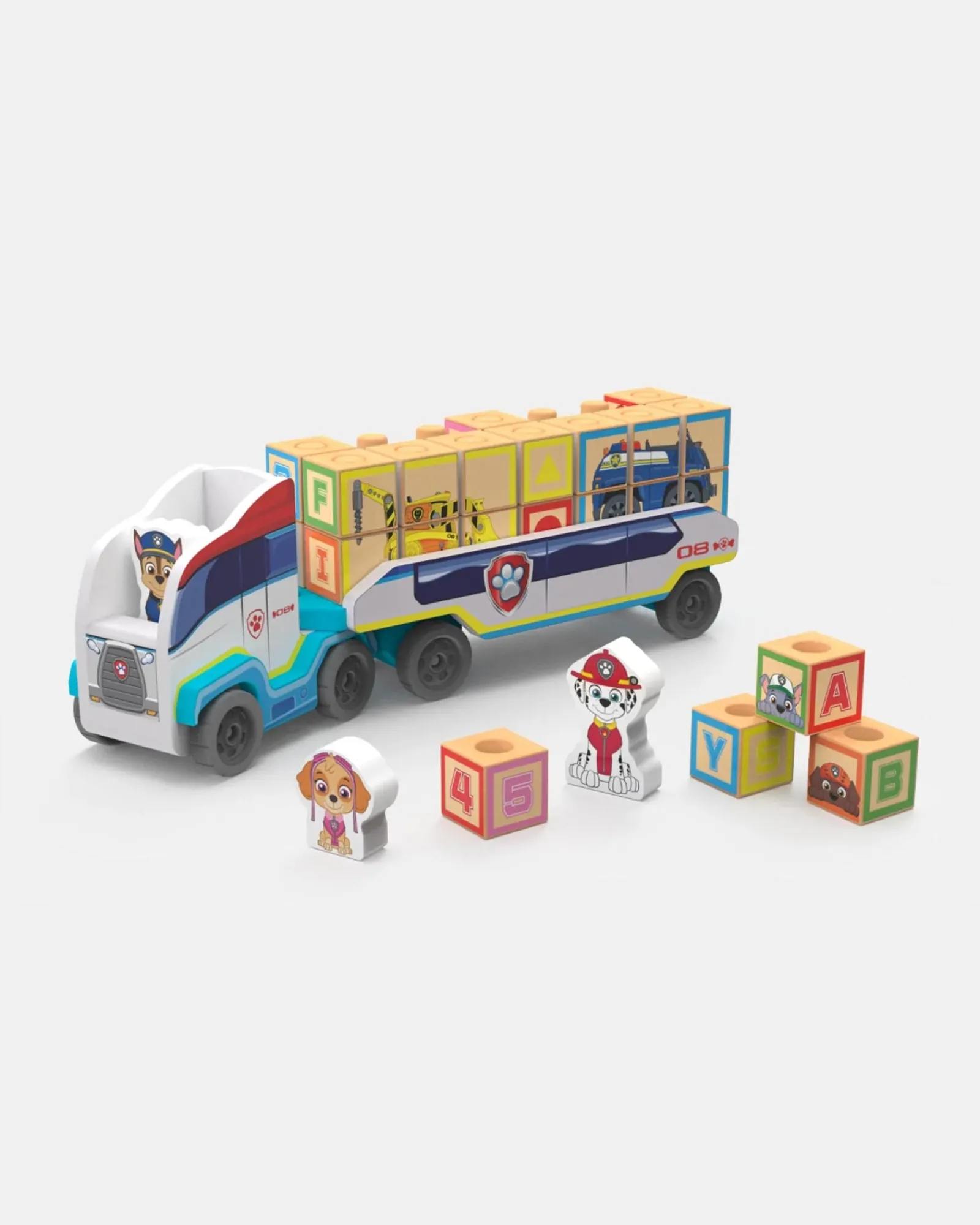 Melissa and Doug Paw Patrol Abc Wooden Block Truck Sale