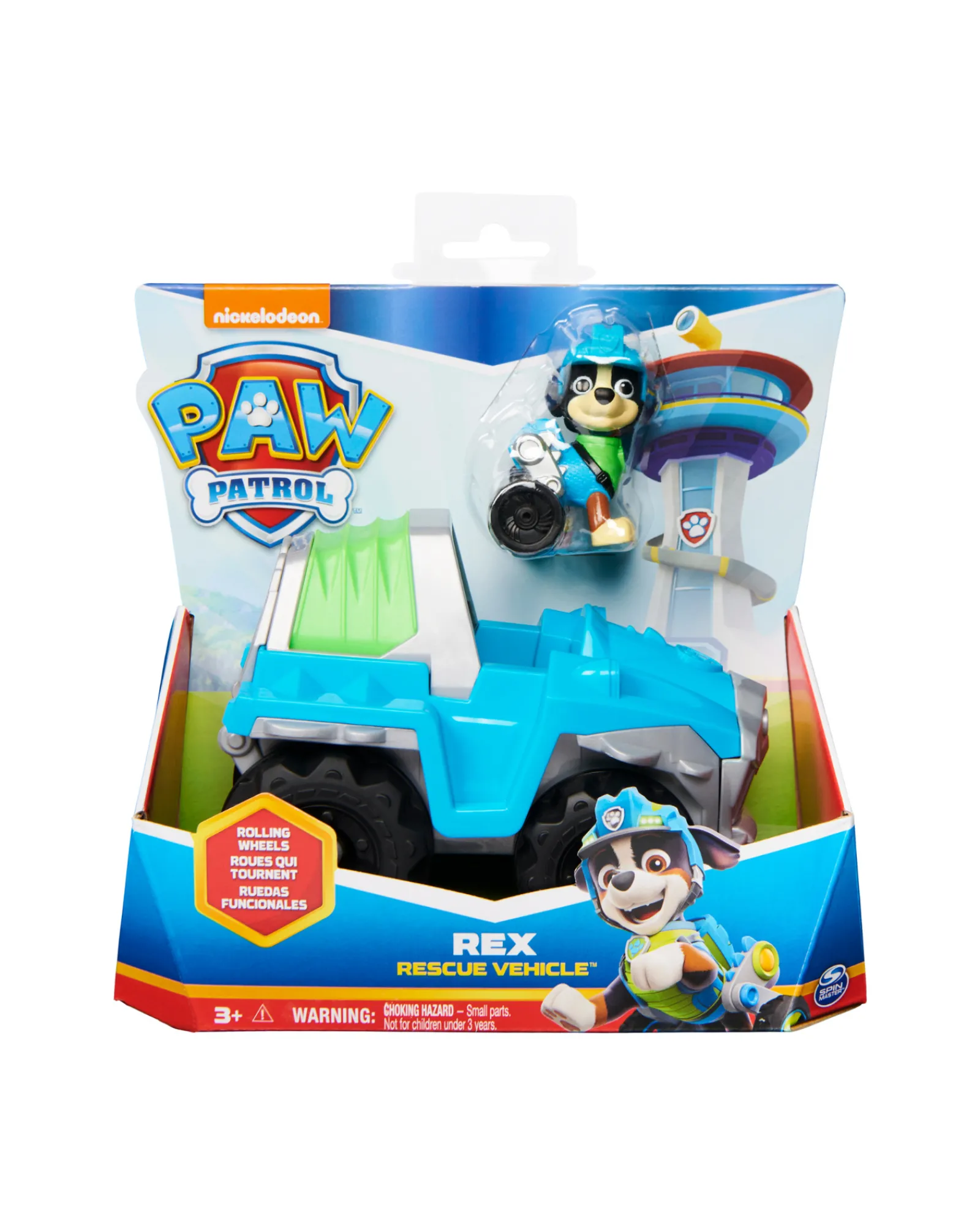 Paw Patrol Basic Vehicle Rex Solid New