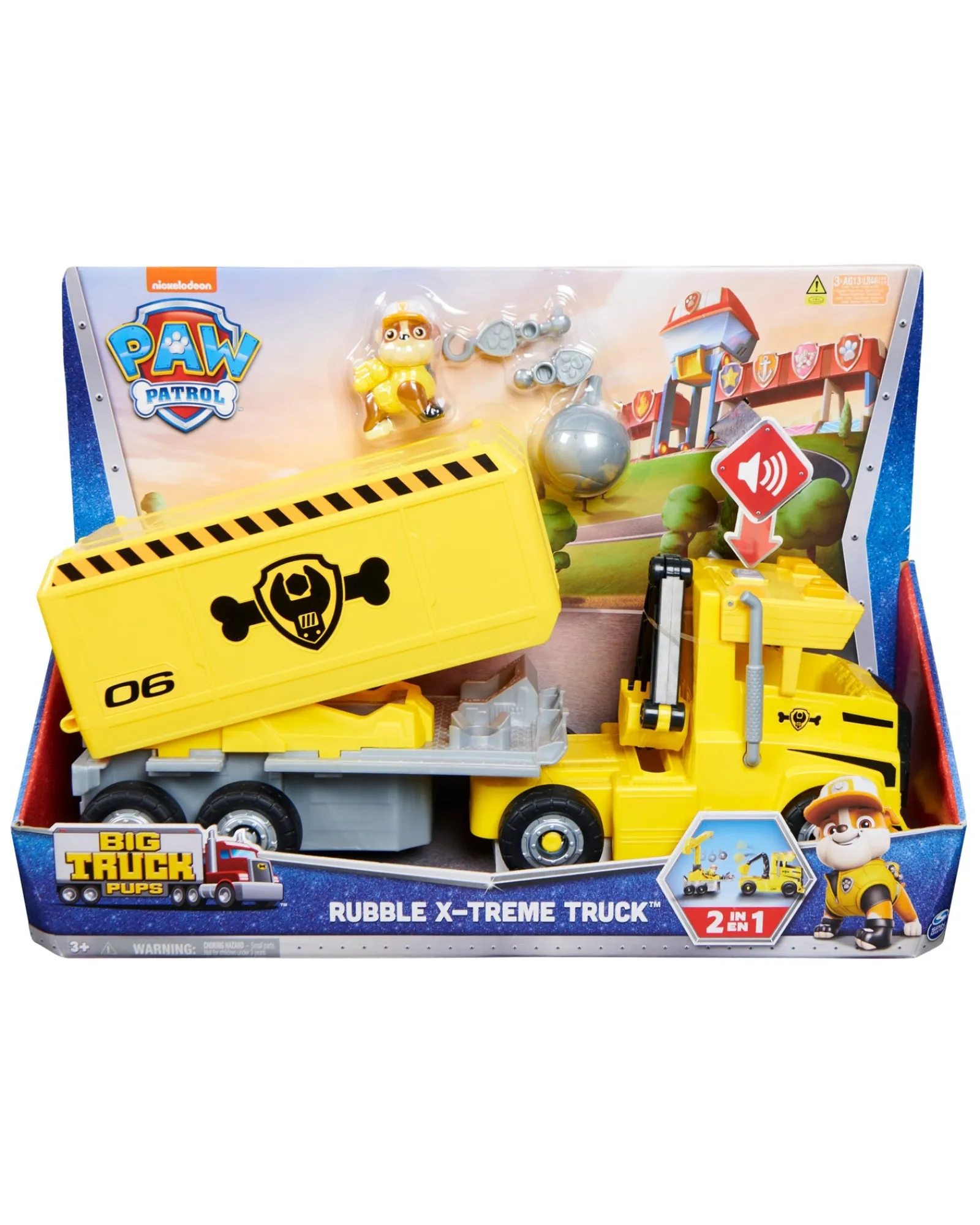 Paw Patrol Big Truck Pups Rubble Xtreme Truck Flash Sale