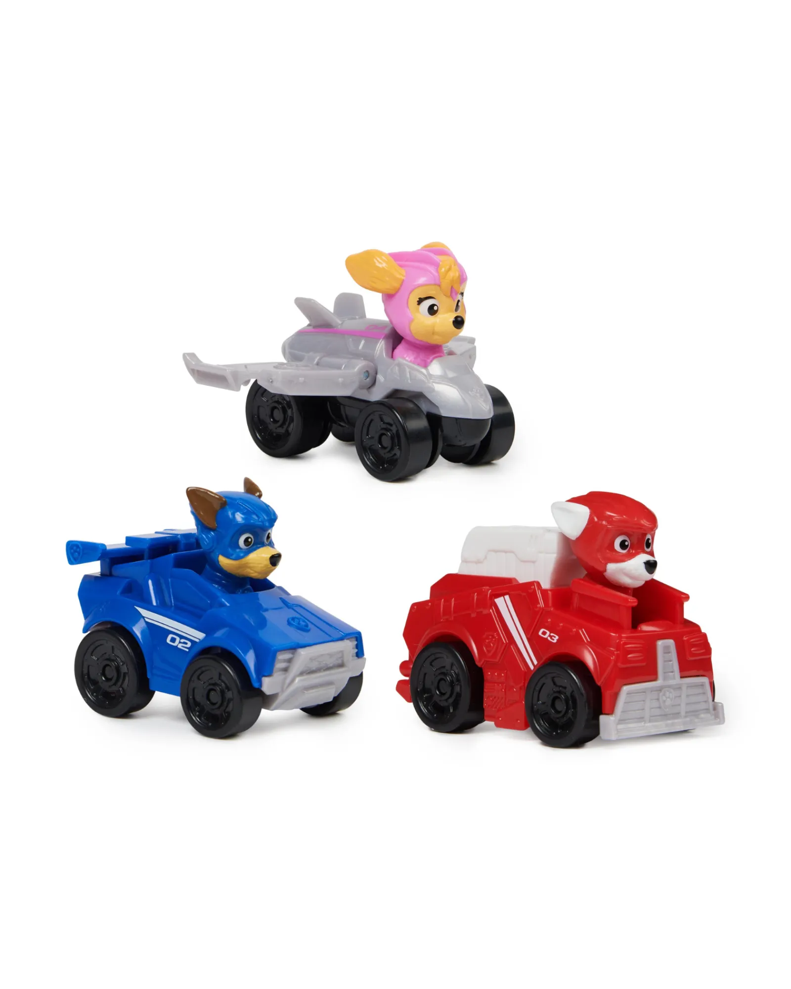 Paw Patrol The Mighty Movie Pup Squad Vehicle Giftpack 3Pk Discount