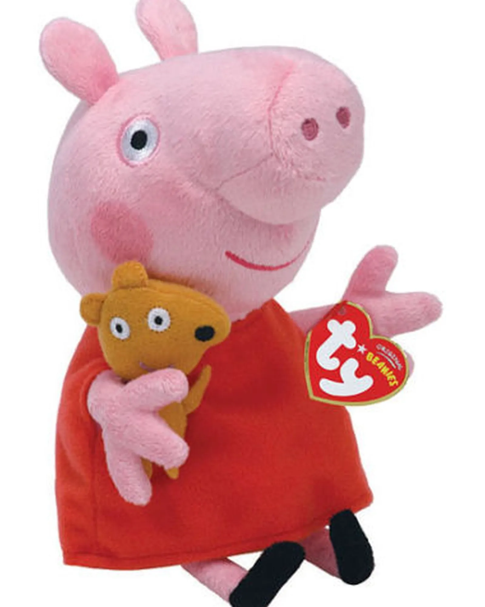 Peppa Pig In Red Dress Plush Toy Clearance