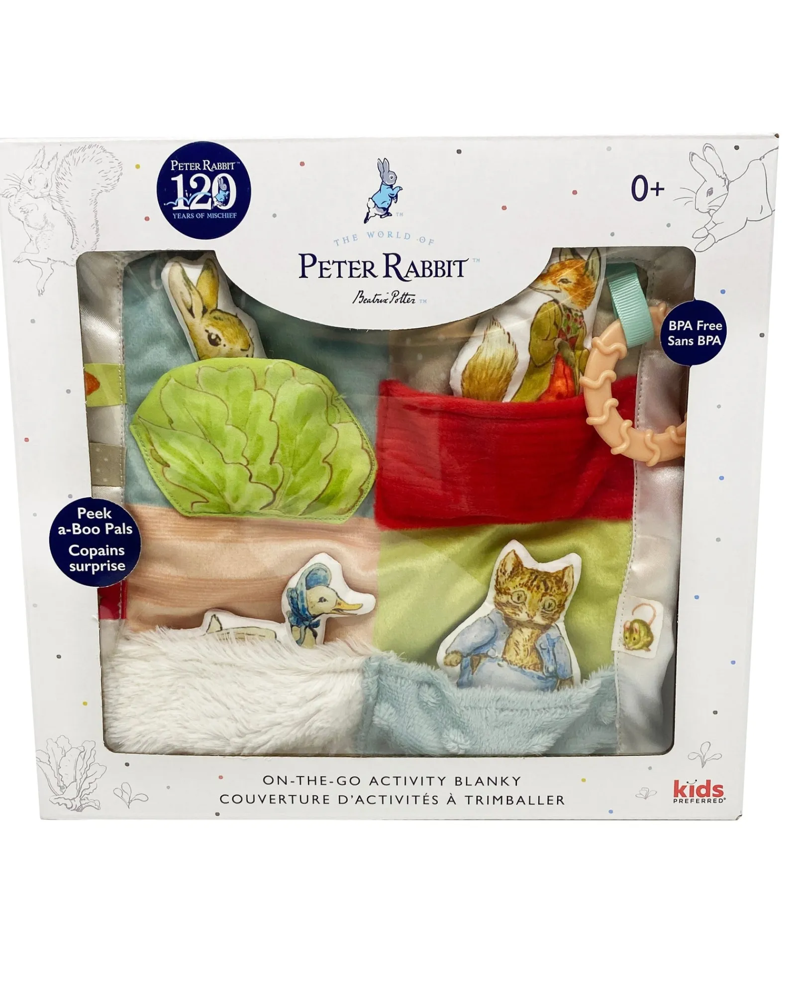 Beatrix Potter Peter Rabbit On The Go Activity Blanky Fashion