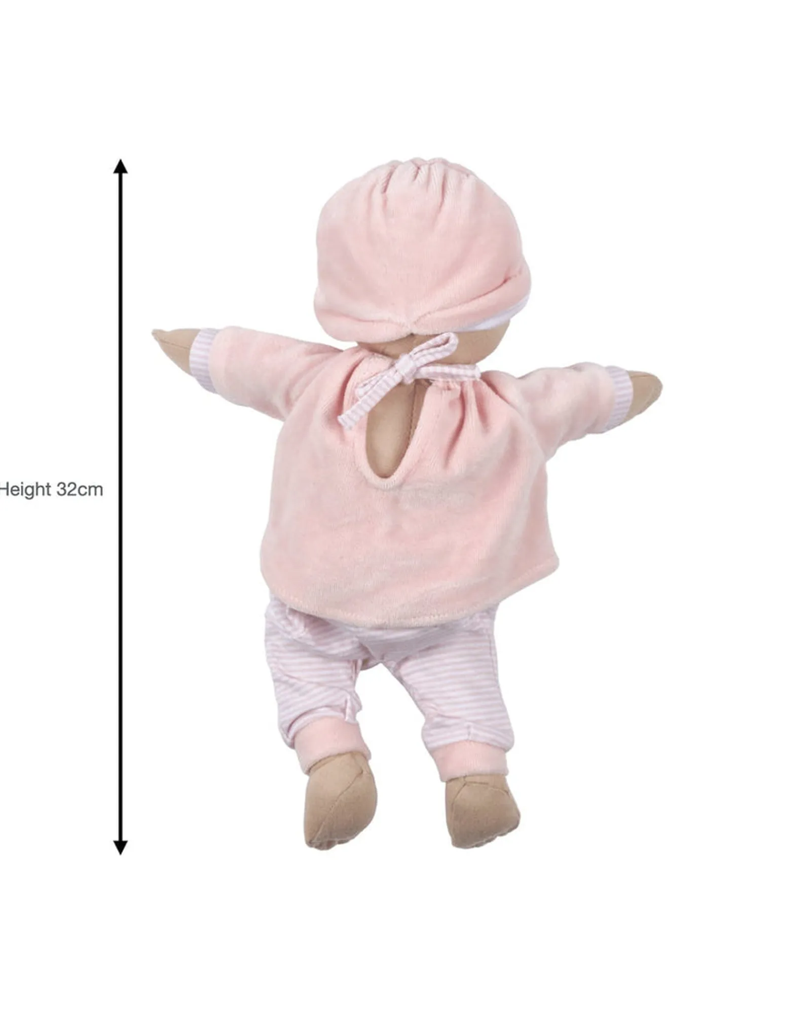 Bonikka Pink Cherub Baby Doll Swingtag Hot