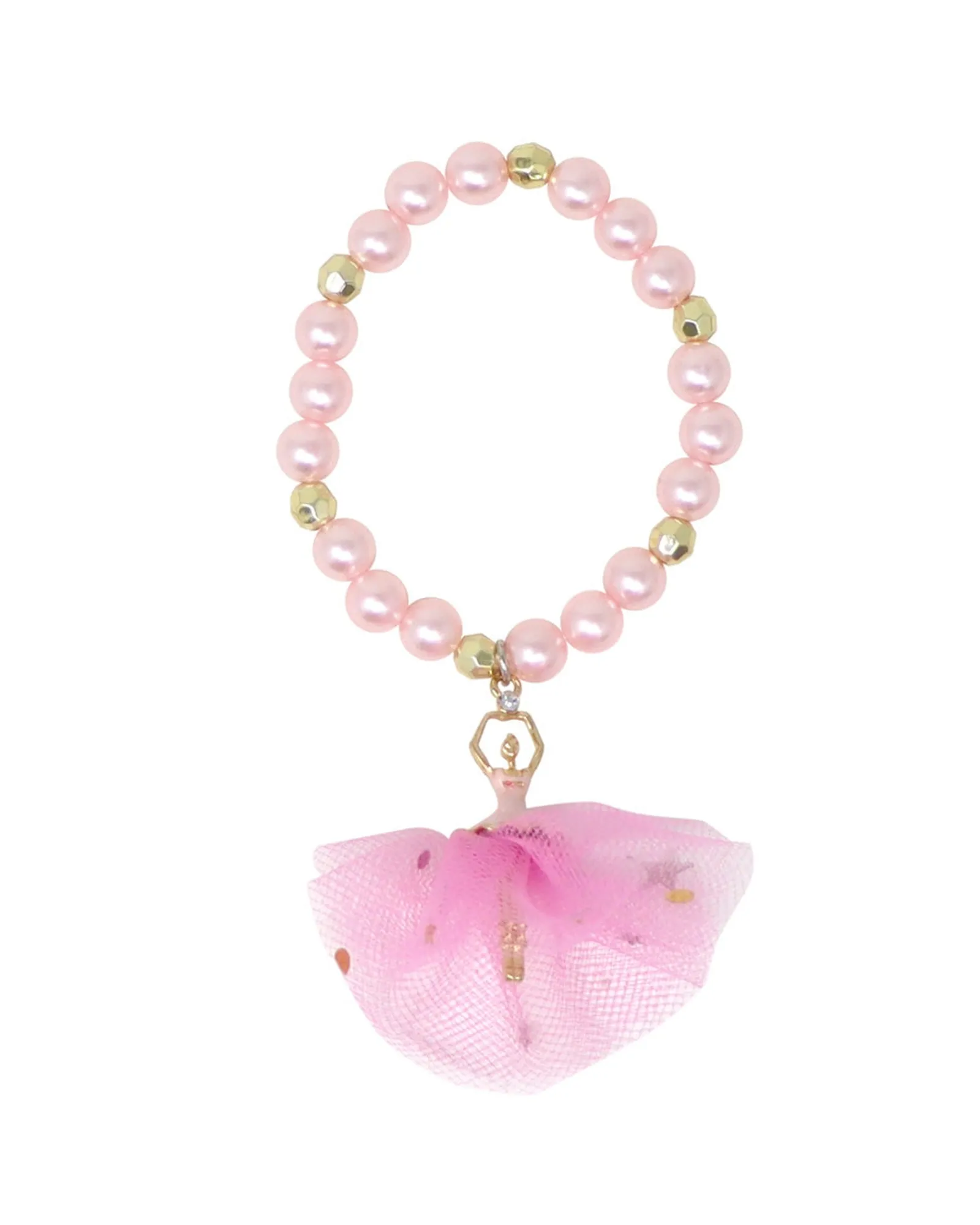 Pink Poppy Ballerina Charm Bracelet Cheap