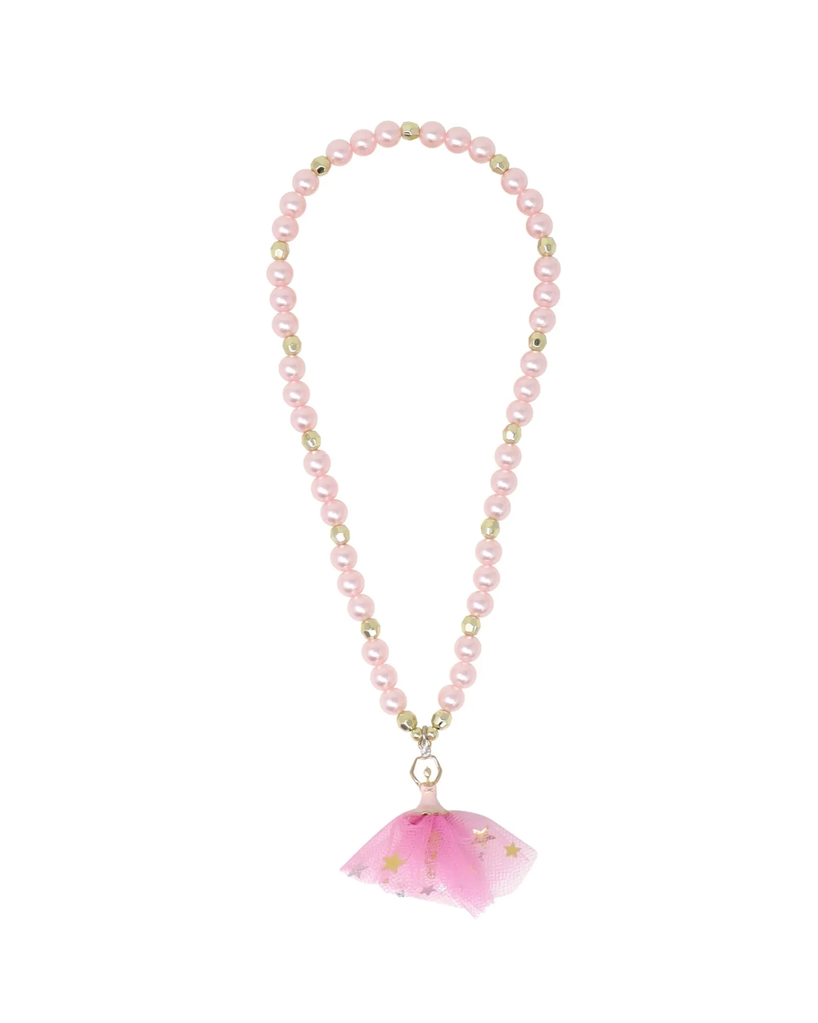Pink Poppy Ballerina Charm Necklace Cheap
