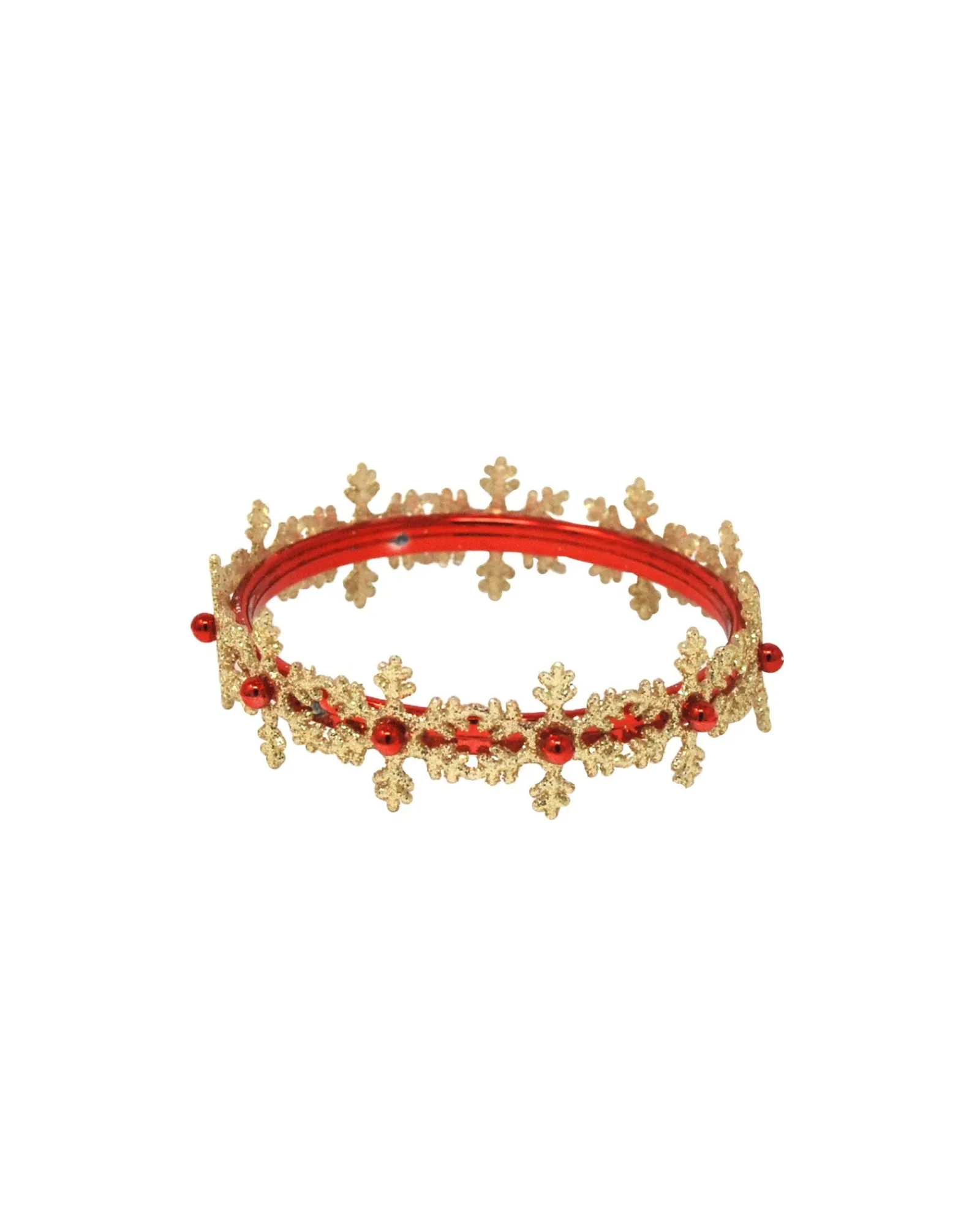 Pink Poppy Bangle Festive Snowflake Glitter Christmas Hot