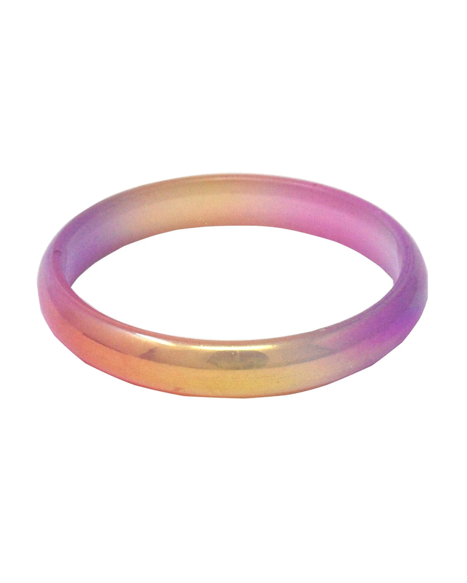 Pink Poppy Bangle Pastel Iridescent Multi Colored New