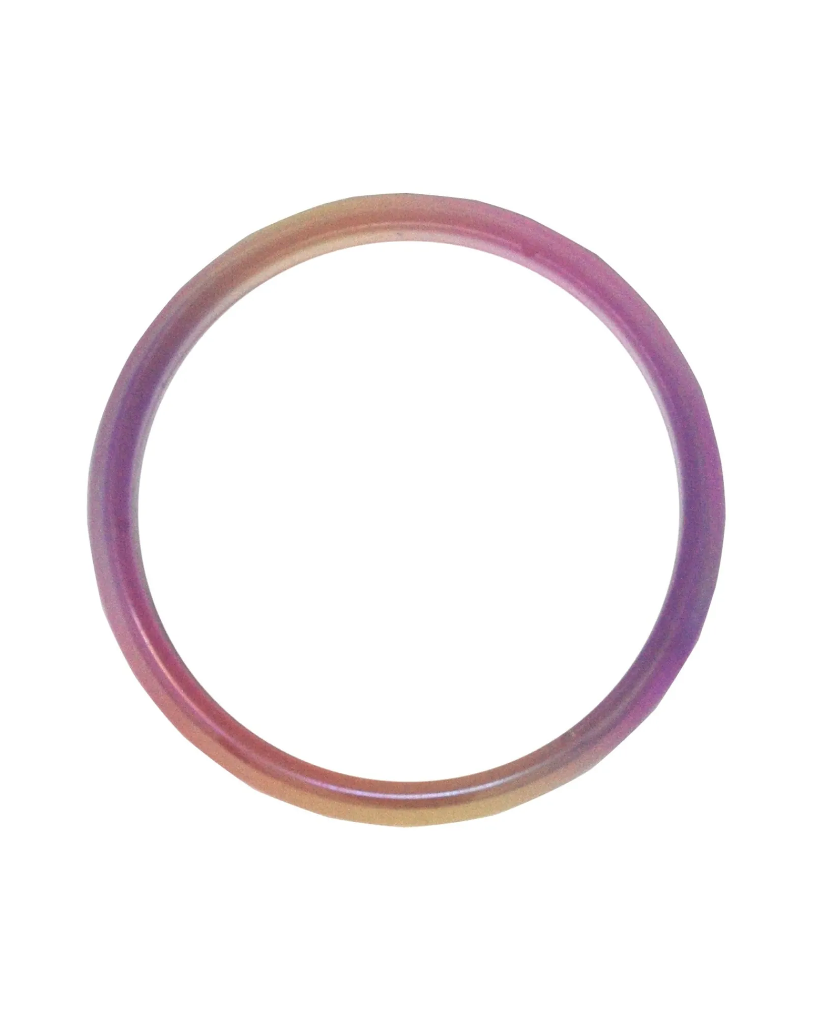 Pink Poppy Bangle Pastel Iridescent Multi Colored New