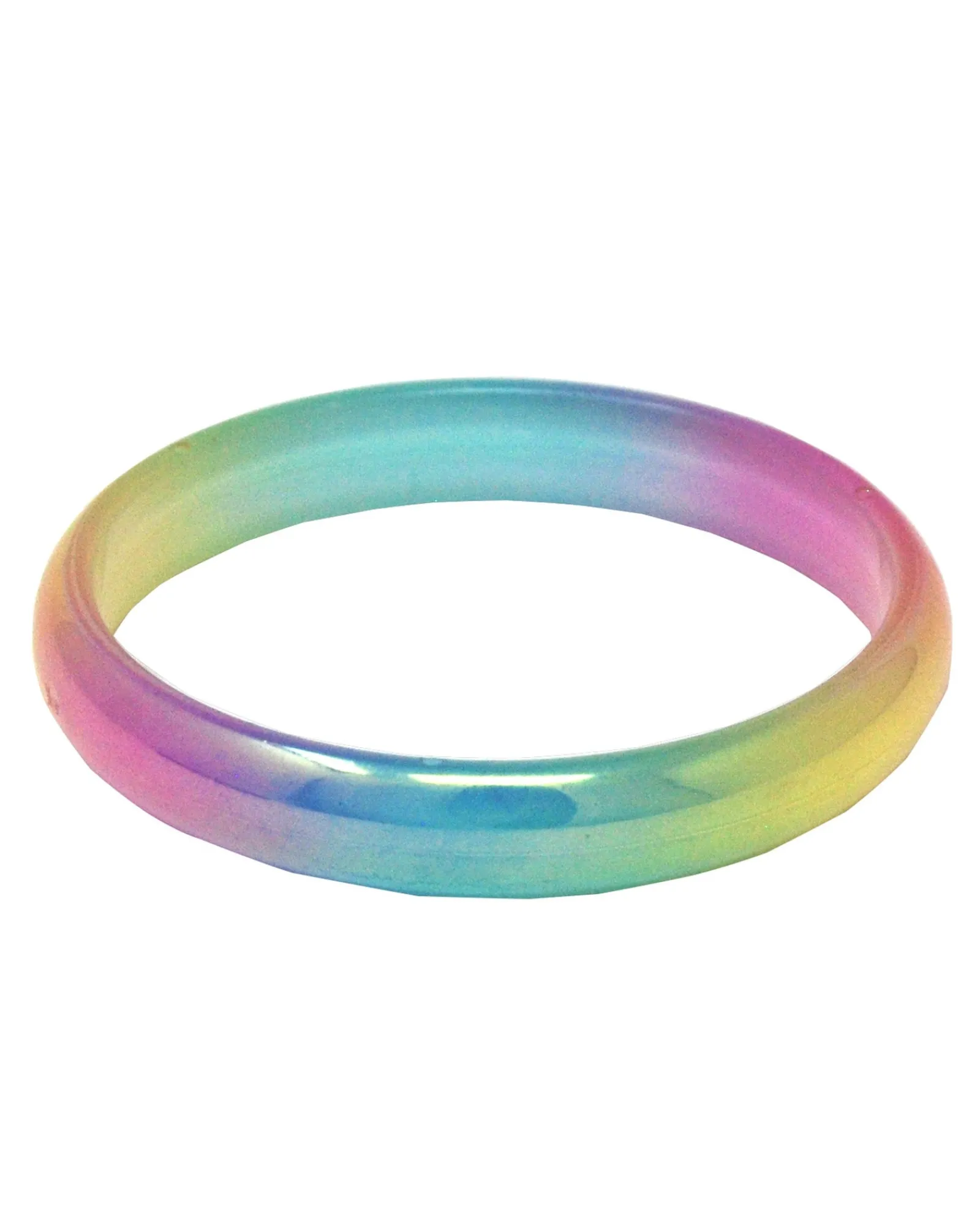 Pink Poppy Bangle Pastel Iridescent Multi Colored New