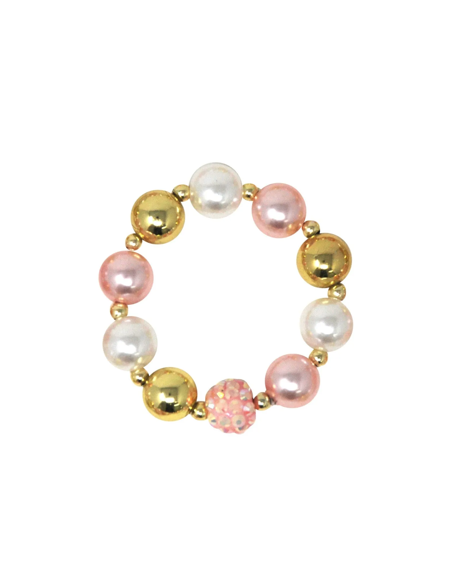 Pink Poppy Bracelet You Are Golden Pearl Flash Sale