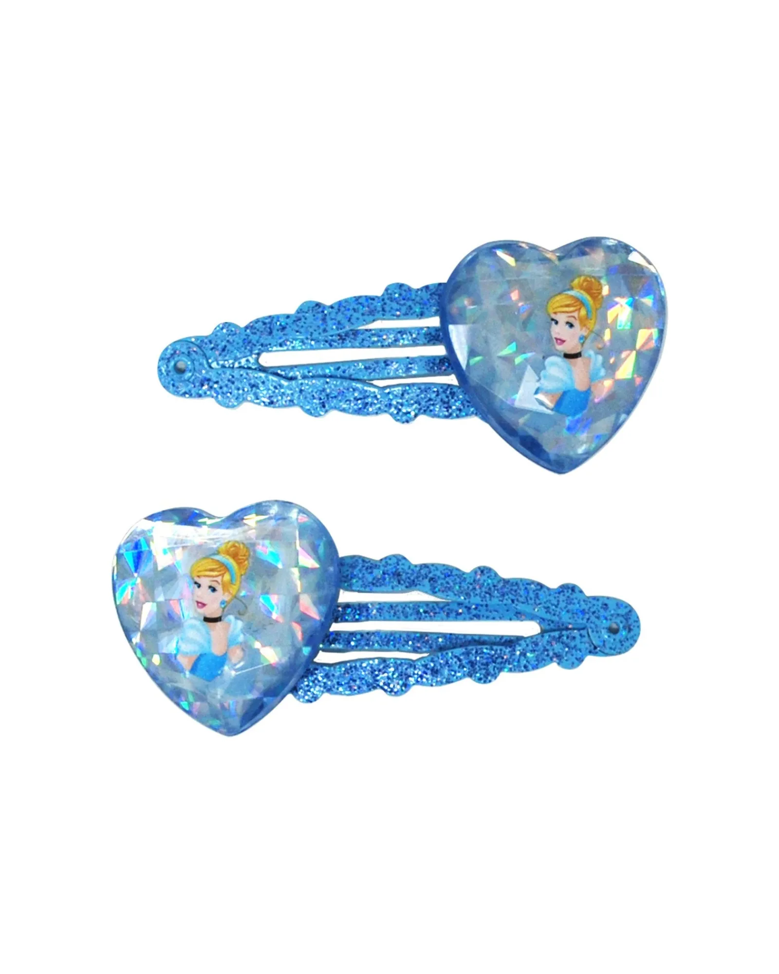 Pink Poppy Cinderella Heart Gem Clips Fashion