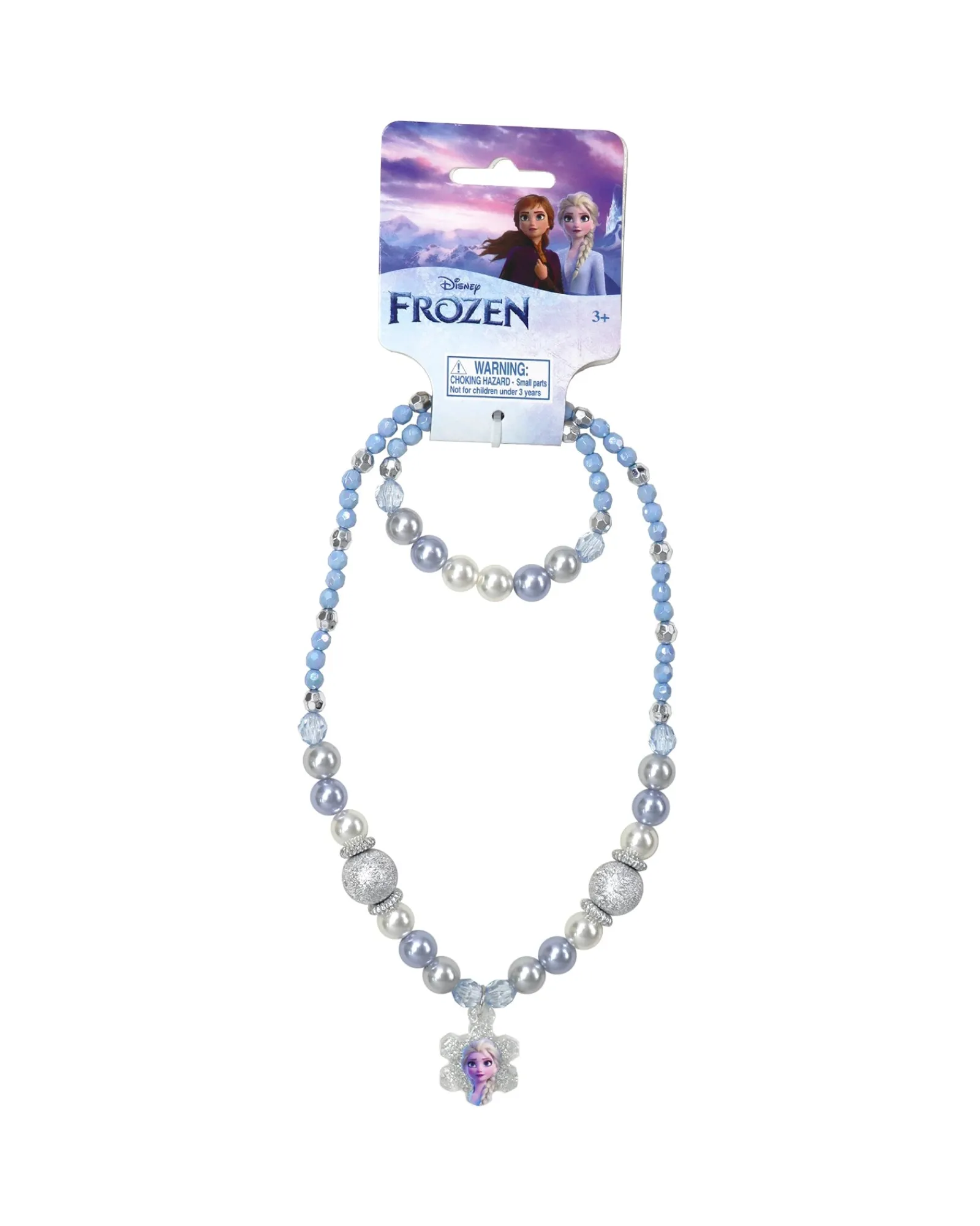Pink Poppy Disney Frozen 2 Elsa Snowflake Necklace And Bracelet Set Sale