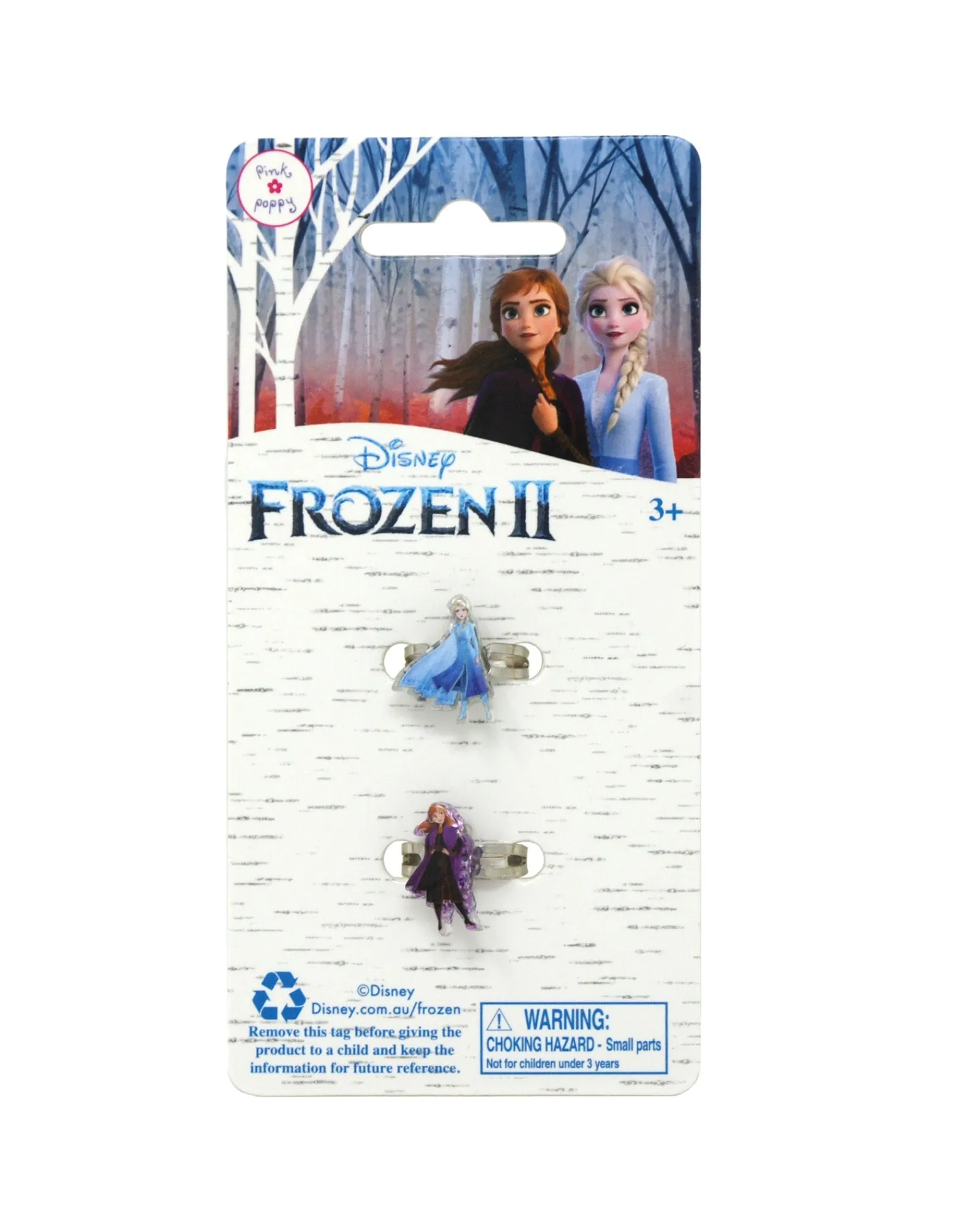 Pink Poppy Disney Frozen 2 Guiding Spirit Rings Fashion
