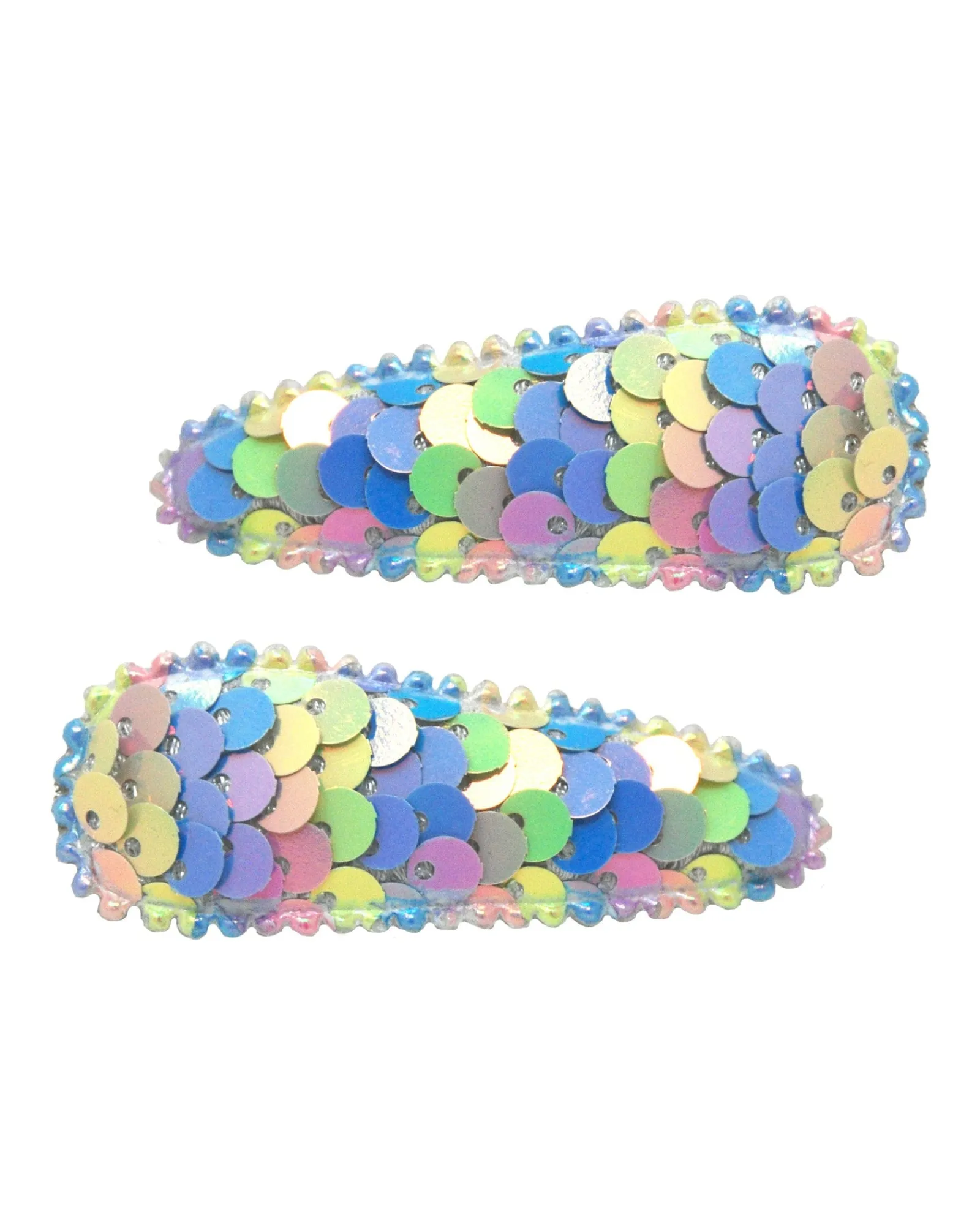 Pink Poppy Mermaid Sequin Snap Clips Cheap